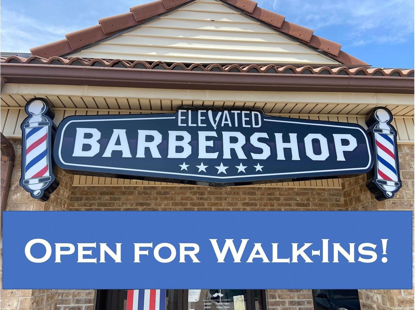 Stop on by for a fresh fade today!