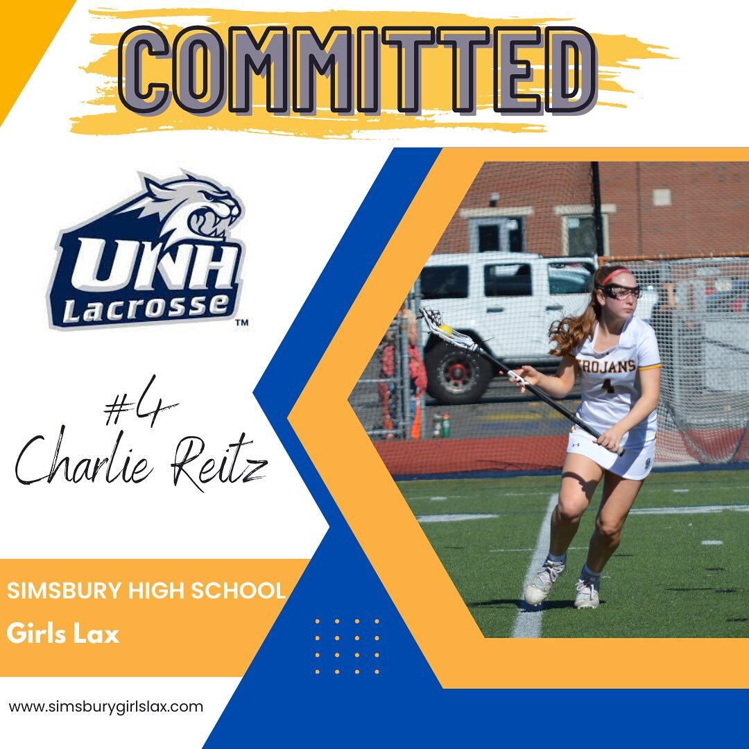 Another Simsbury Lacrosse player committing to the next level. We are all so excited for you Charlie! Hard work and hustle are a great combination and you live it every day. Congratulations!#shsglaxfamily #shsglaxtradition #shsglaxalumni #HAD #hustle