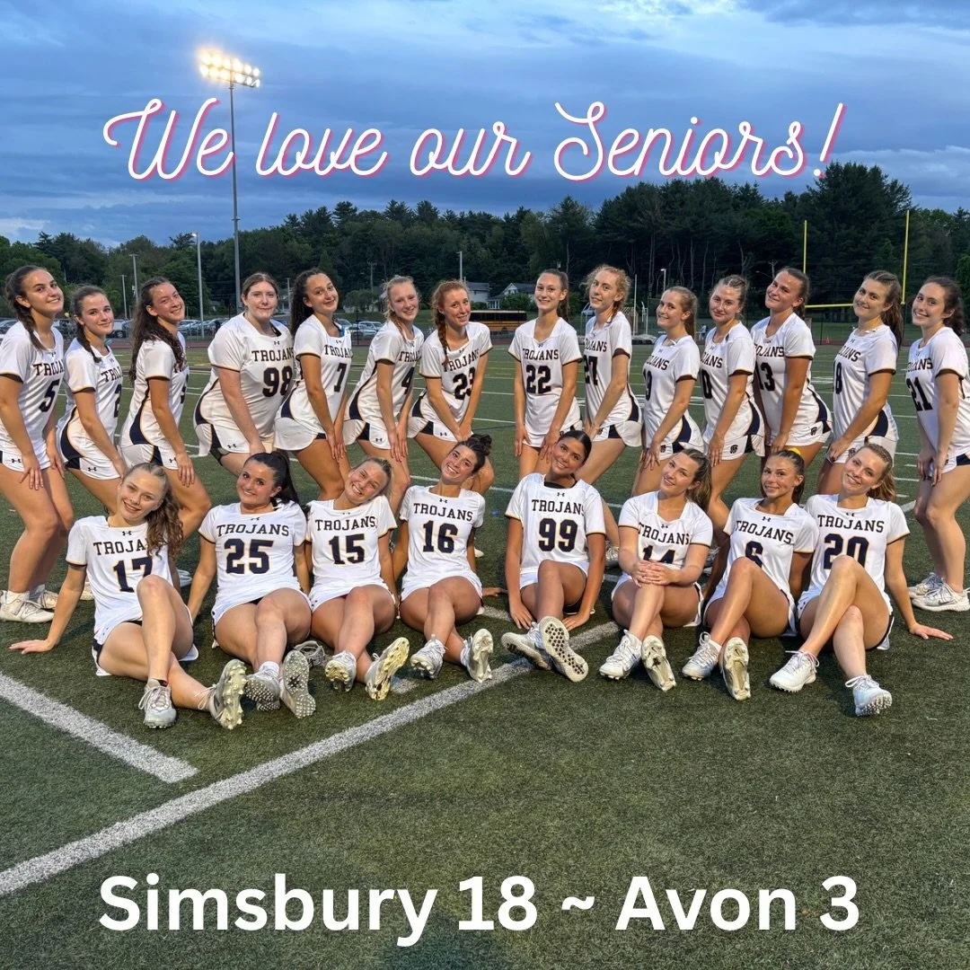 It was a beautiful night for Senior Night &amp; another Trojan Win! The Lady Trojans over Avon 18-3! We 💙 our Seniors! 🥍🔥