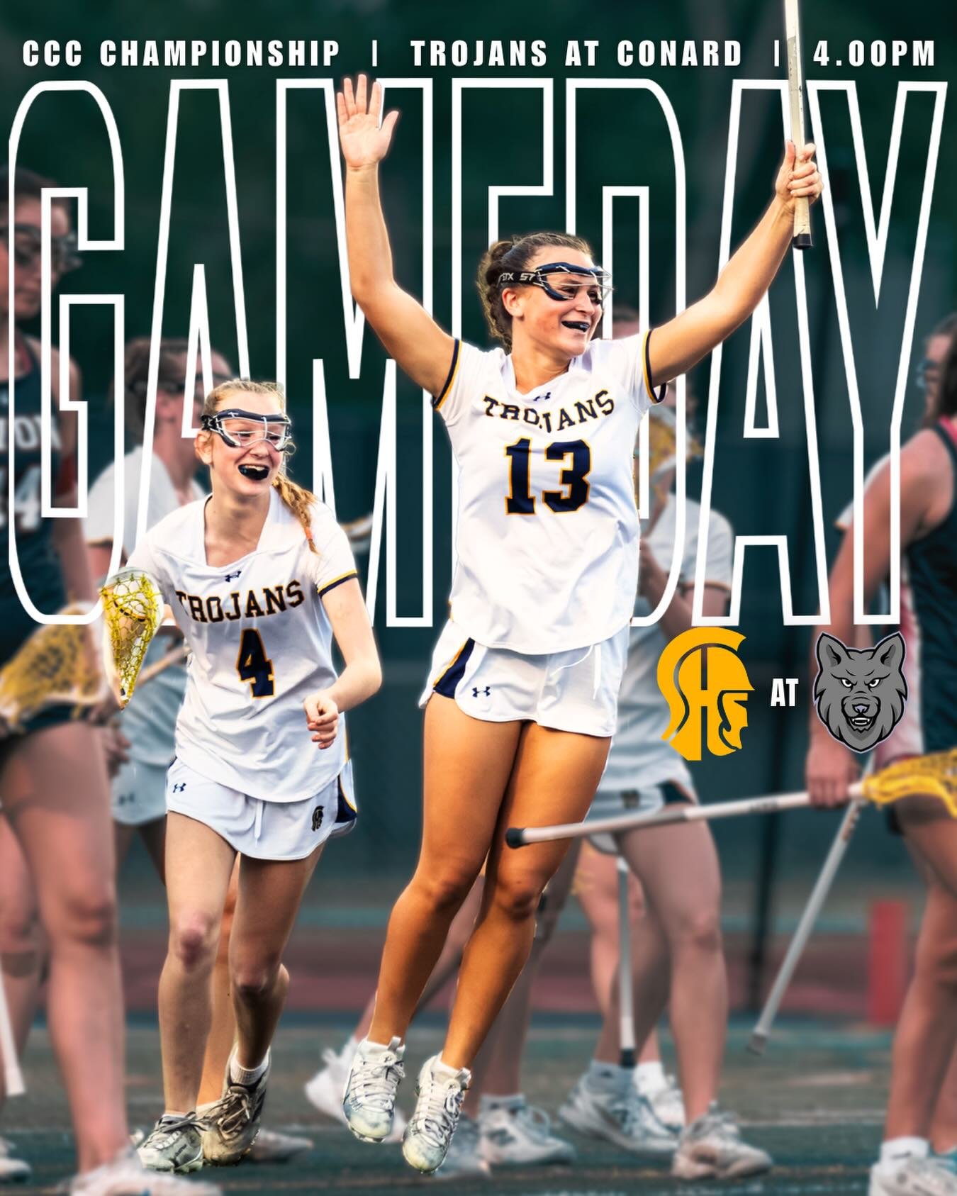 ✨That Championship GAME DAY feeling✨
Trojans take on Conard for the CCC title!

📍 Conard 
⏰ 4:00PM