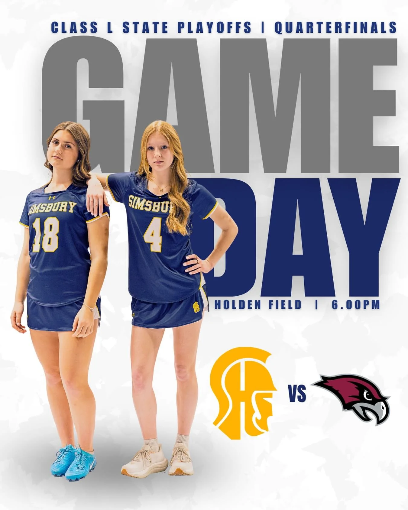 ⚡️QUARTERFINAL GAME DAY⚡️ Catch your favorite Trojans tonight at 6pm as they take on Farmington in the Class L Quarterfinals!
