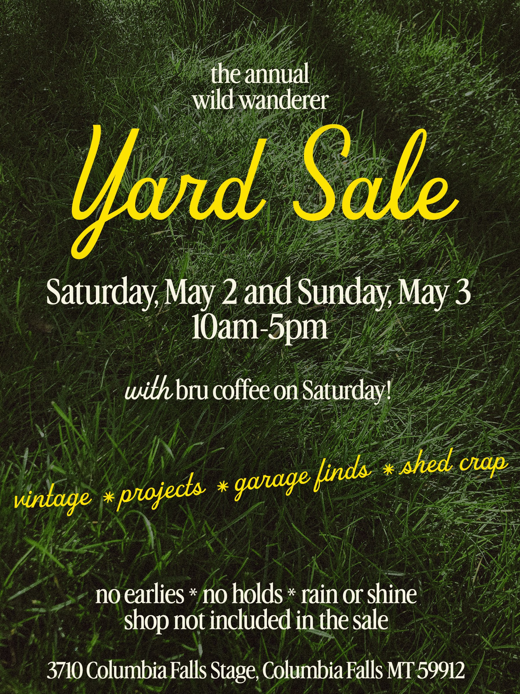 Annual Yard Sale
