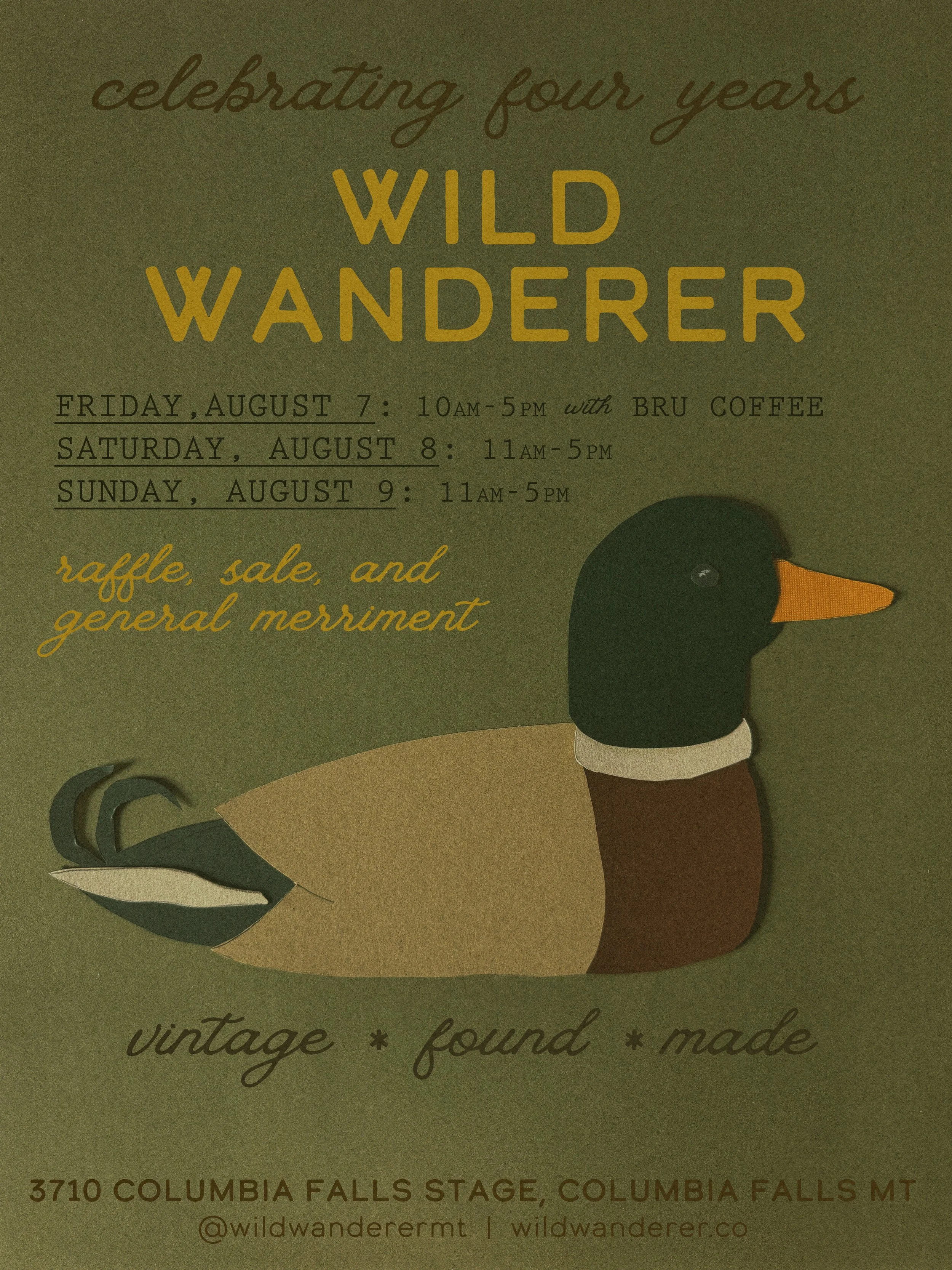 Wild Wanderer's 4-year anniversary!