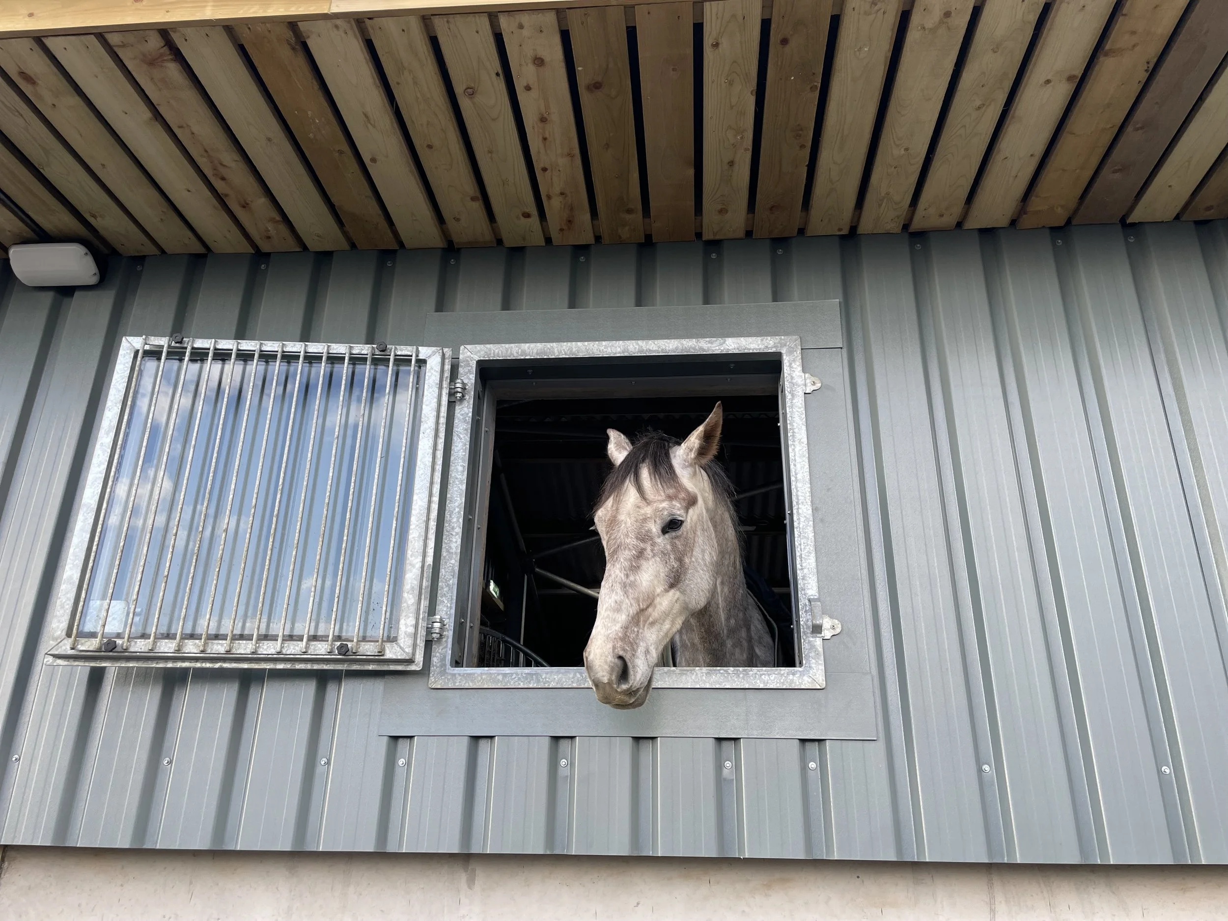 Stables with windows at Totleywells