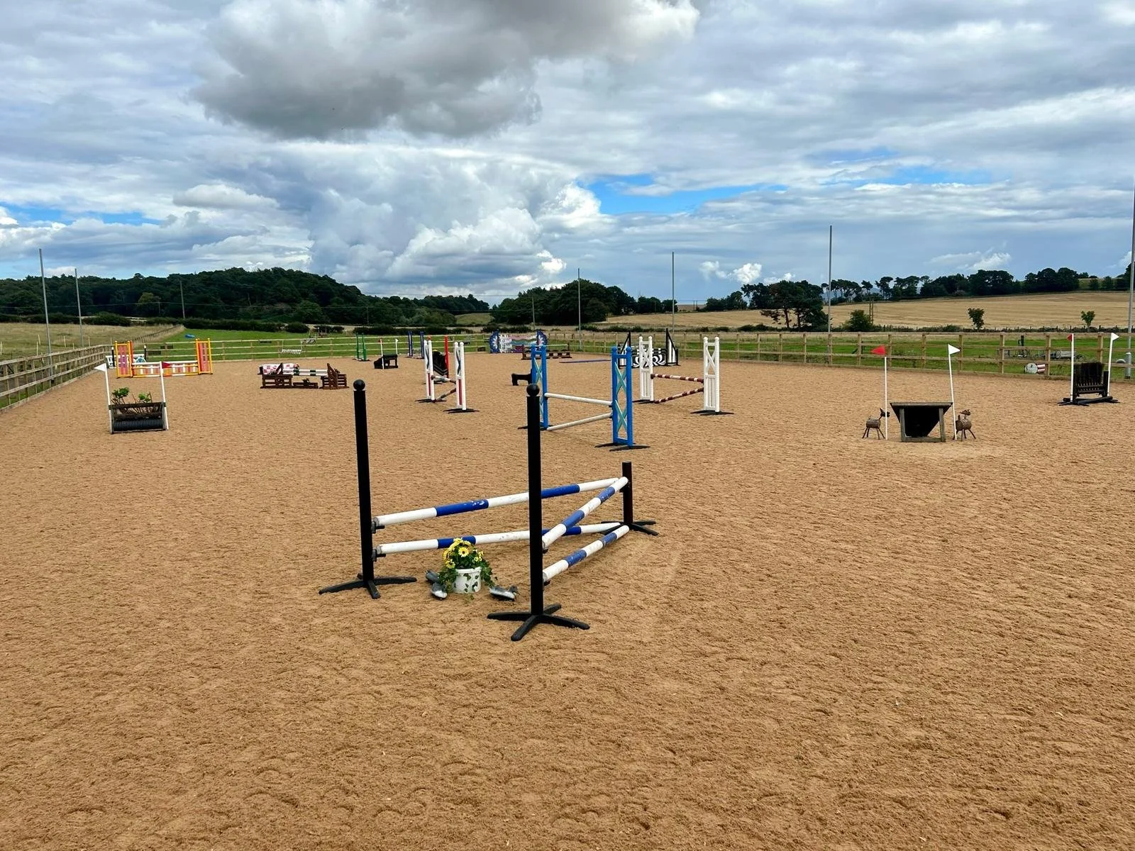 70x30 Outdoor Equestrian Arena