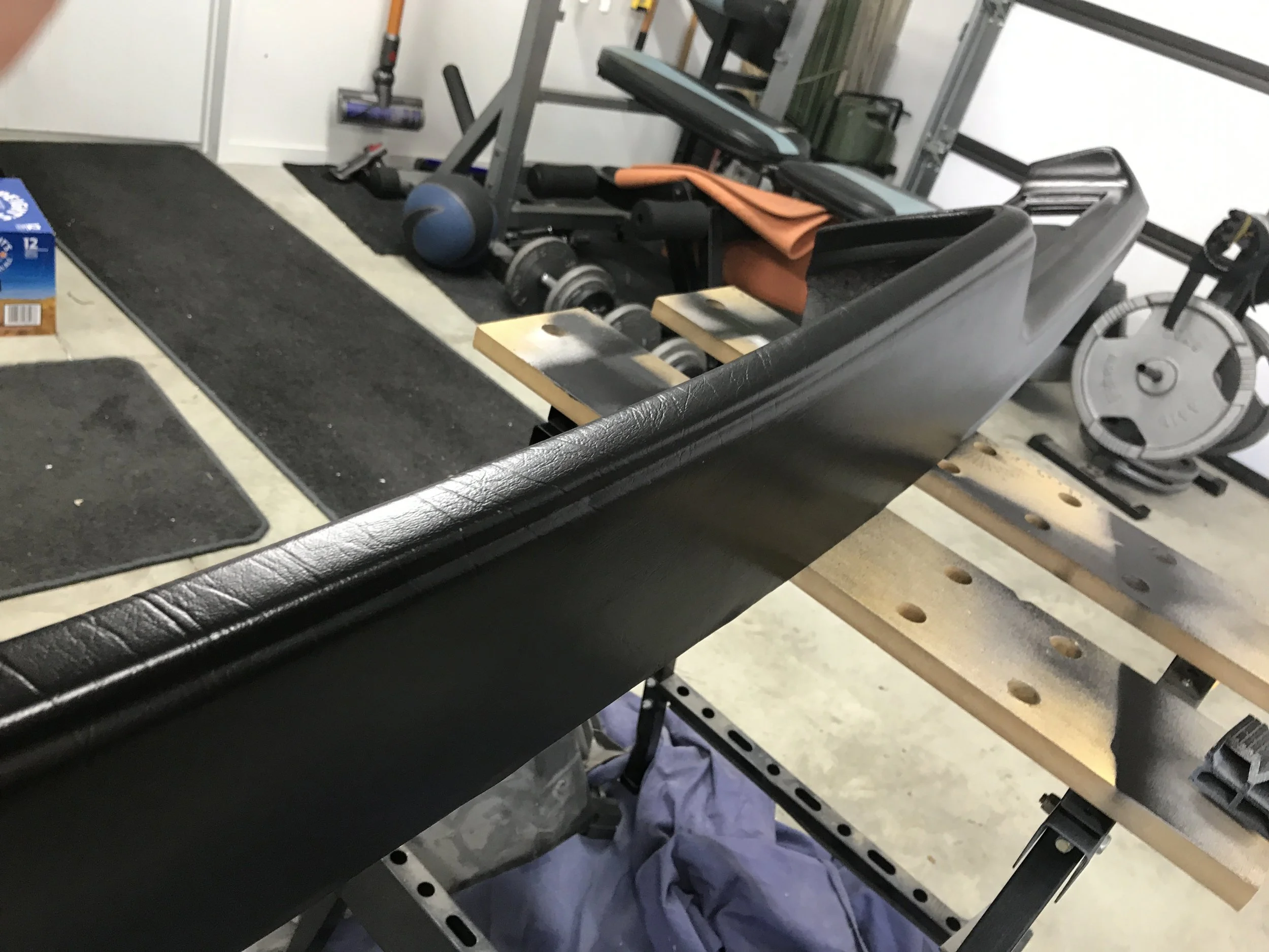 Dash repaint from Brown to Black 