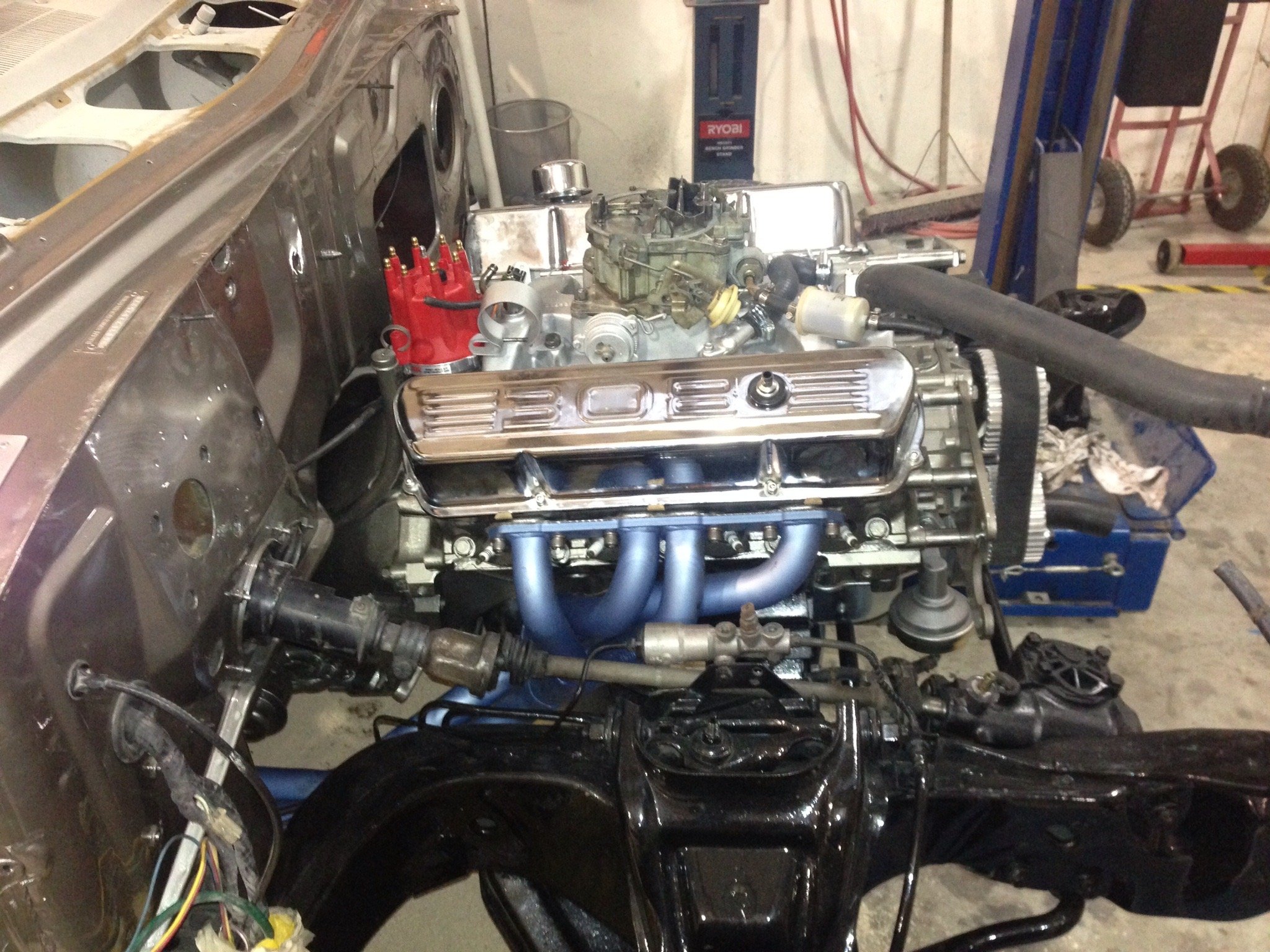 Engine back where it belongs