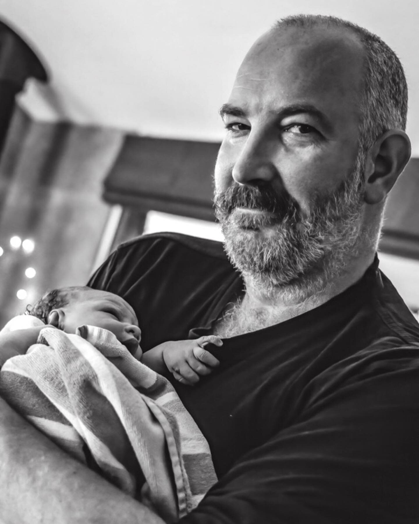 The new proud father look! Or, the &ldquo;My partner just gave birth to our baby boy at home, she is soo amazing, and here is our baby boy,&rdquo; look! Love it! Fatherhood is sacred too! 

Capturing moments like this after birth is priceless! 
.
.
.