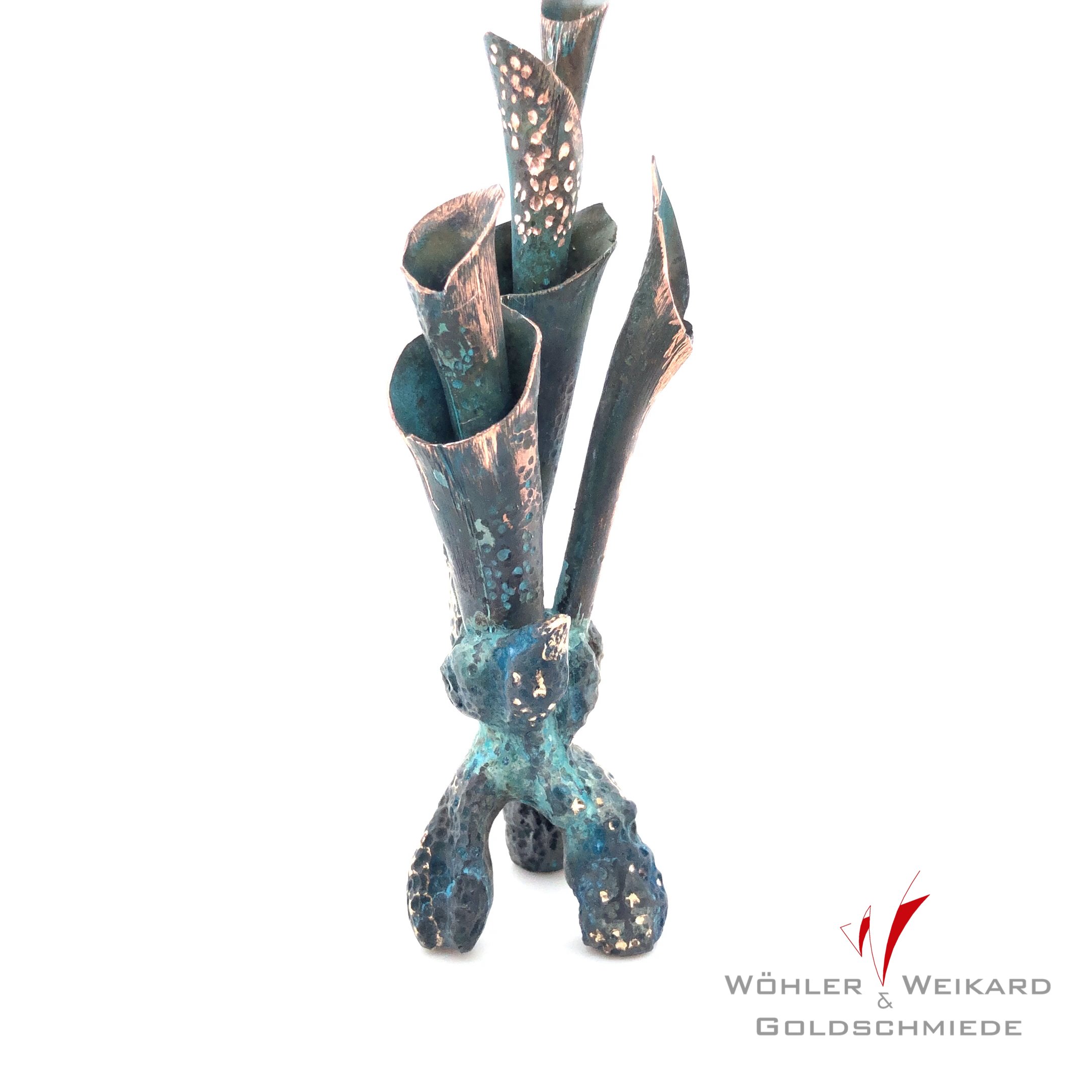 fertiger Sägeblätter-Halter, patiniert