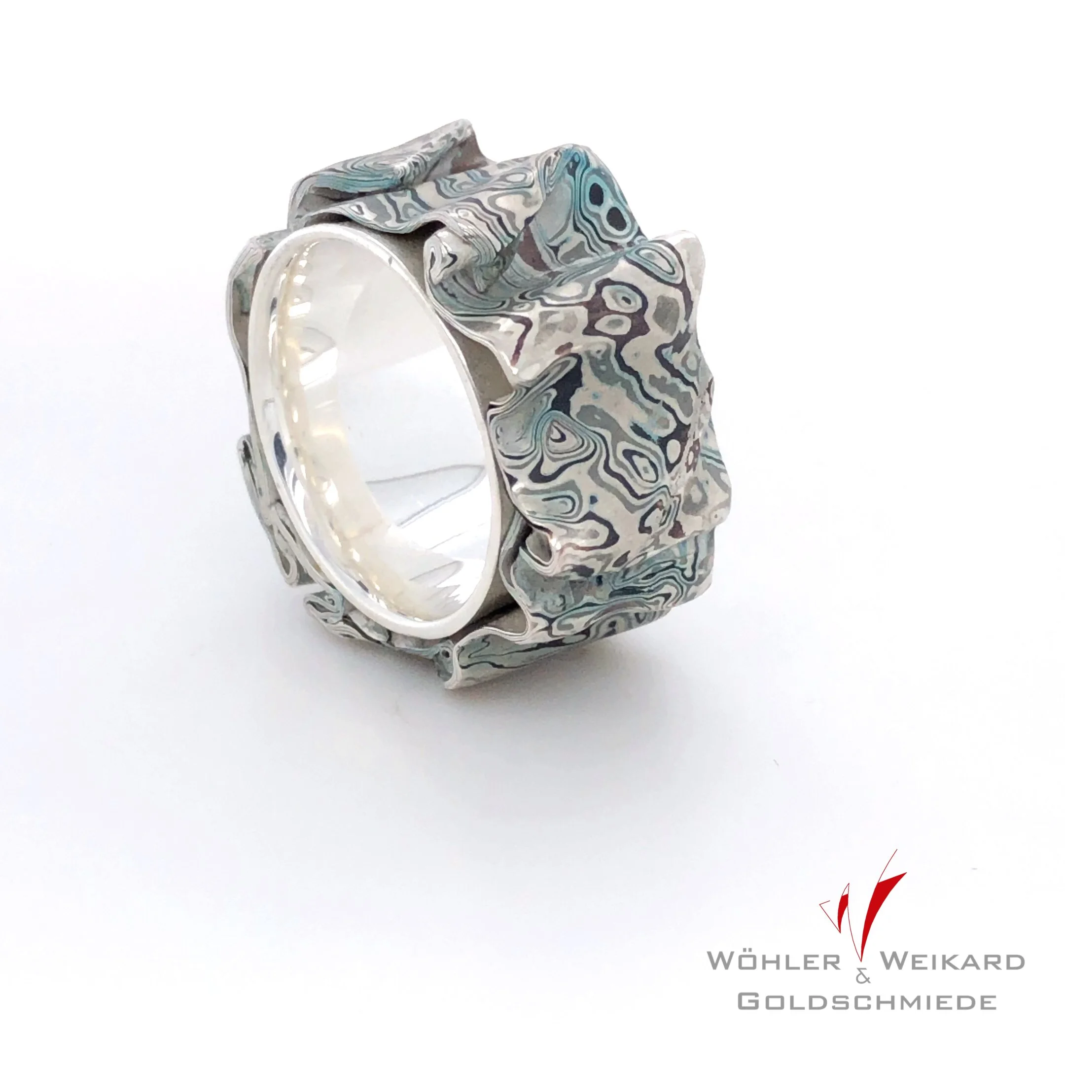 Mokume Gane Faltring