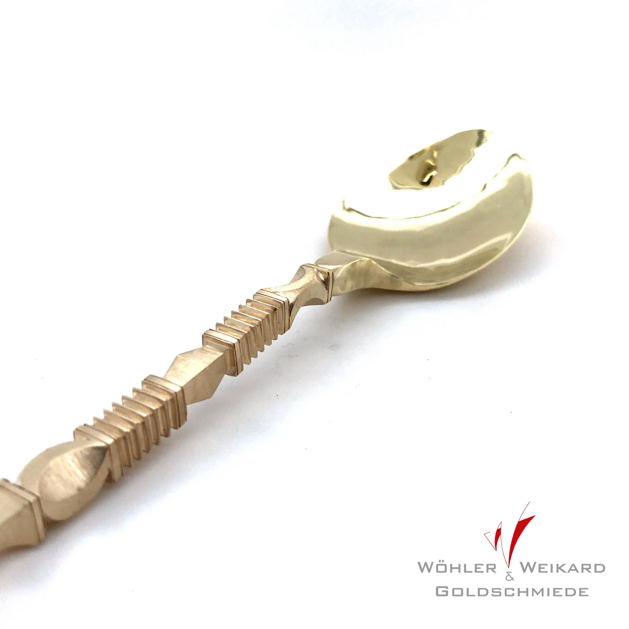 Schmiede und Feilübung in Messing: Esslöffel