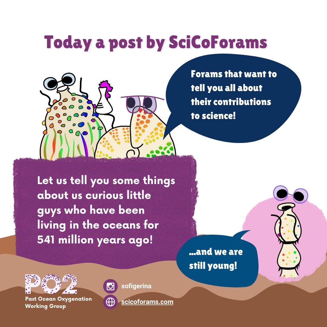 Hi again!🤓🌊🌎 Today, we want to talk to you about foraminifera with the help of SciCoForams an independent #scicomm initiative by Sofía Barragán-Montilla @sofigerina.
Foraminifera, or “Forams”🐚 for short, are single-cel
