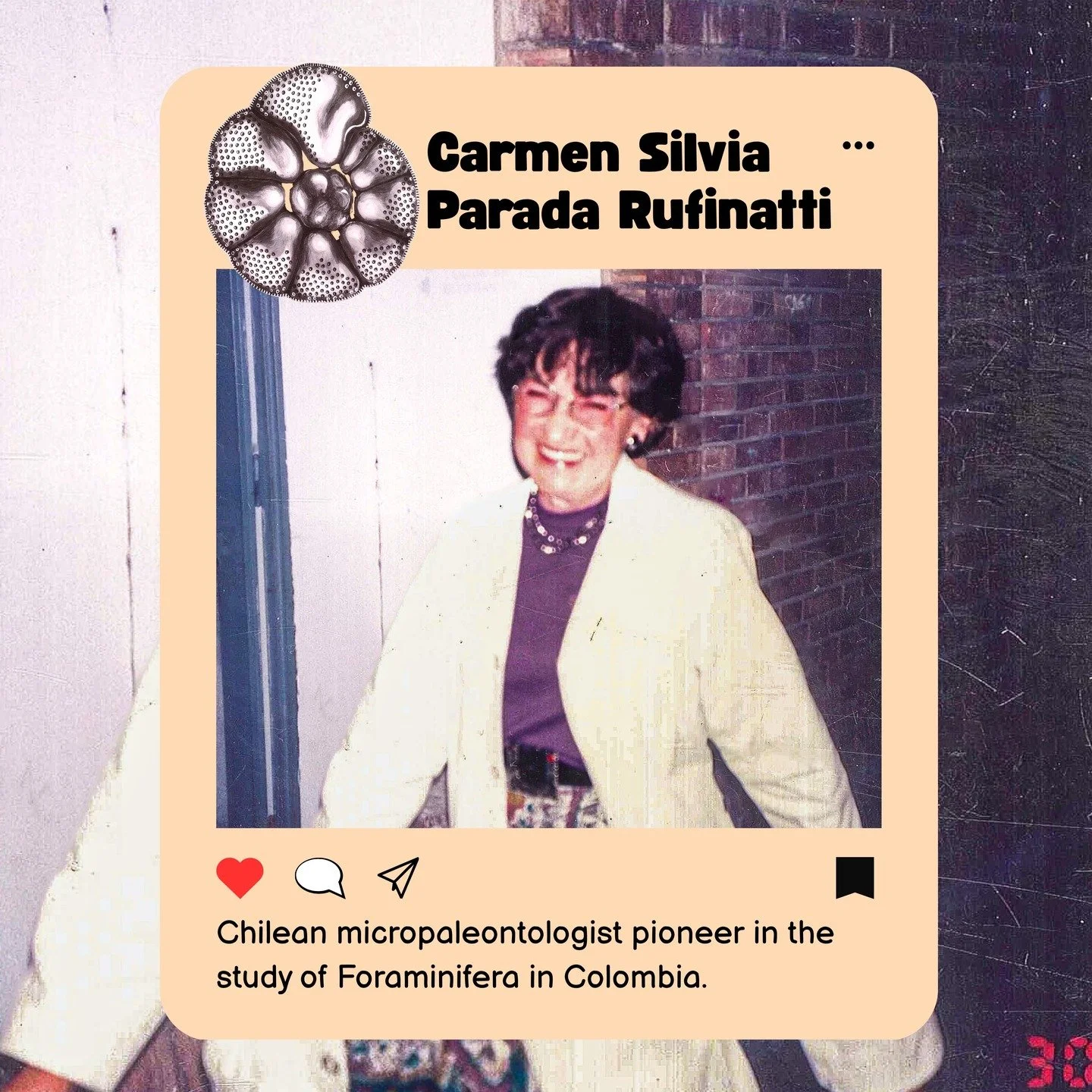 Not all fossils are big; in fact, some are so small that we need a microscope to study them. This branch of paleontology is known as micropaleontology, and today we want to tell you the story of a Colombian micropaleontologist who has inspired (and c