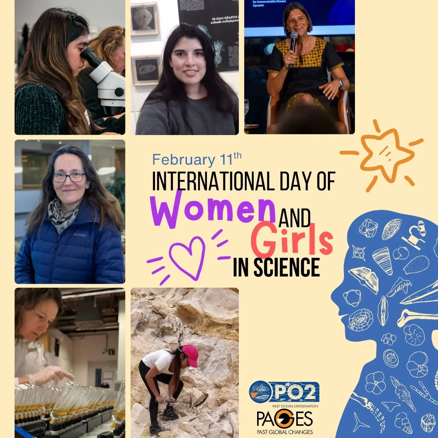 It is #internationaldayofwomenandgirlsinscience and what better way to bring more inspiration to the young girls out there, than by highlighting some of our Past Ocean Oxygen (@po2_pages) Women scientists. From microscopic fossils, through biogeochem