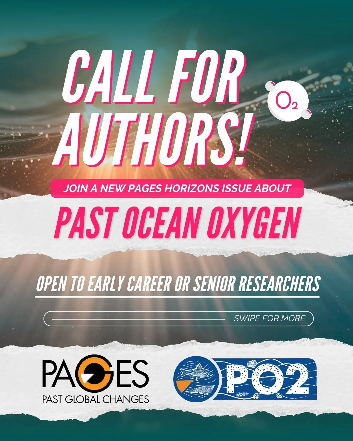 🌊 Ready to make waves with your ocean science expertise? 🧬✨

We&rsquo;re calling on all early career to senior researchers and science communicators to dive into the upcoming PAGES Horizons Issue on Past Ocean Oxygen! 🐙💙

Our mission? To show the