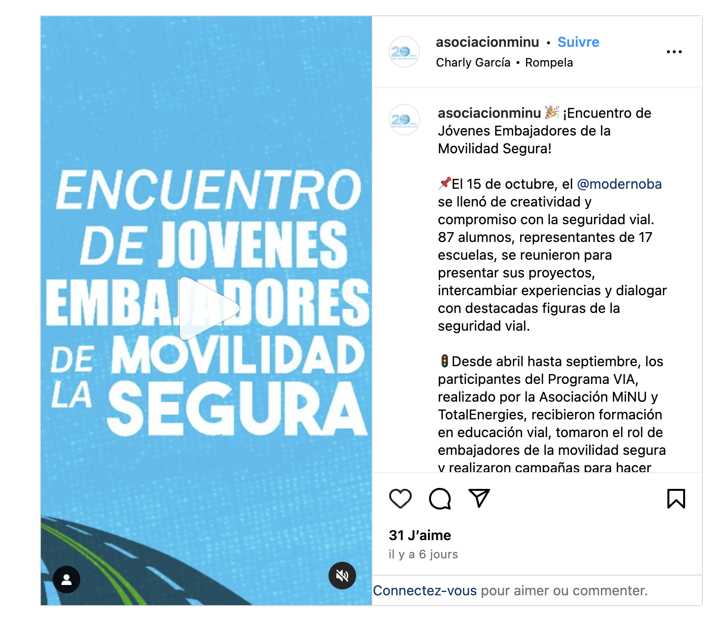 VIA Ambassadors get into the Museum of Modern Art in Buenos Aires