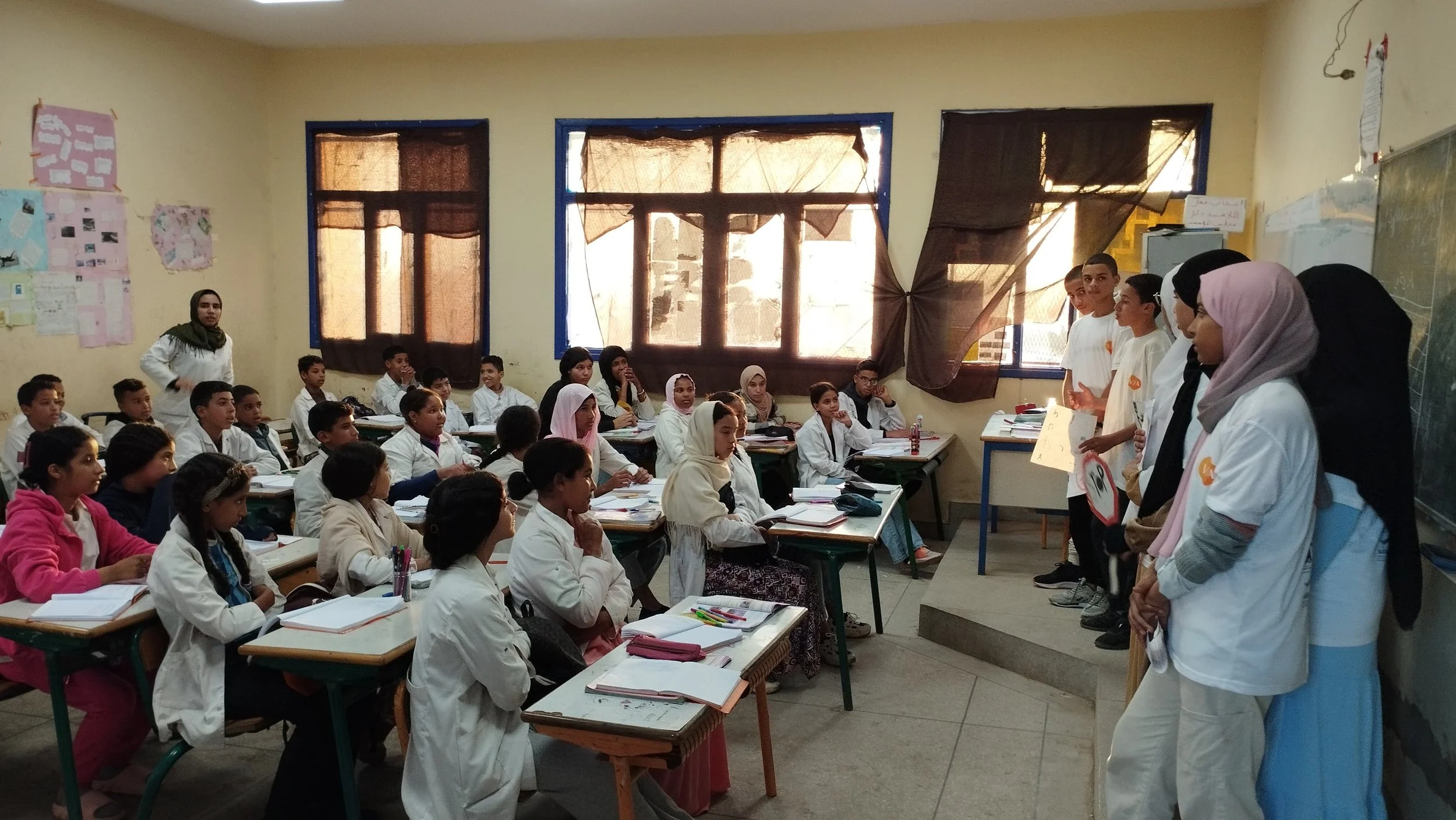 Le collège Essahel en action au Maroc