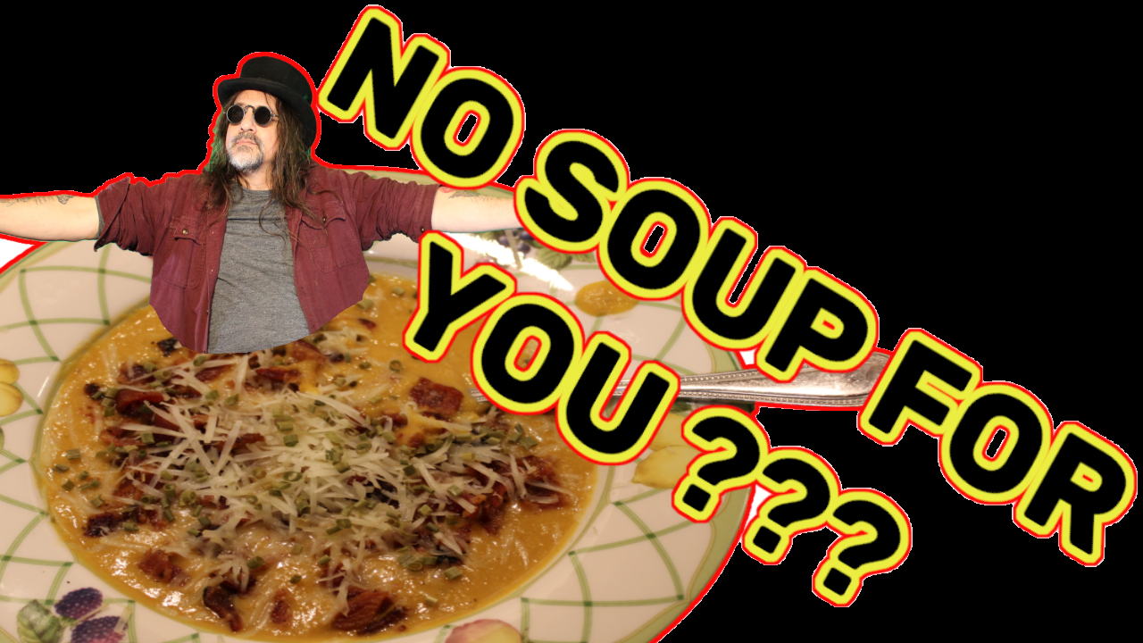 Bacon Enhanced Smokey Savory Winter Squash Soup!