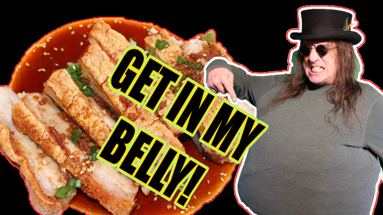 Crispy Smoked Pork Belly with Honey Garlic Sauce!