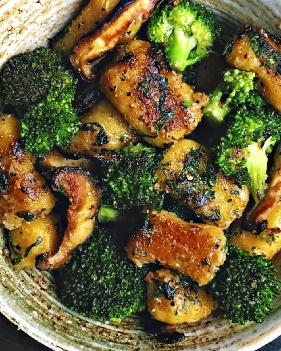 Pan-fried Vegan Gnocchi