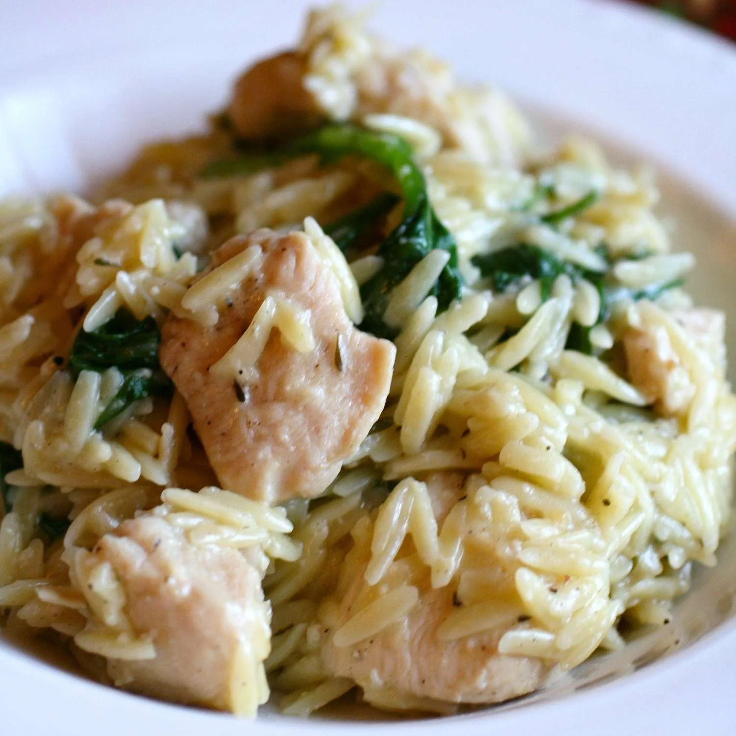Garlic Chicken with Orzo Noodles (Allrecipes.com)