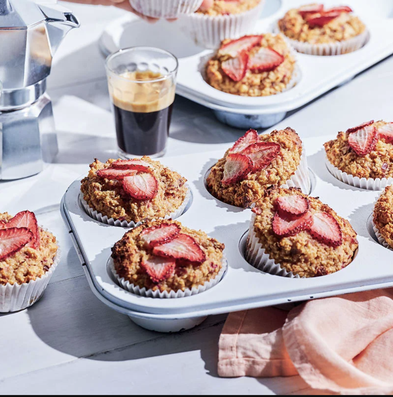 Strawberry and Cottage Cheese Muffins (Weight Watchers)