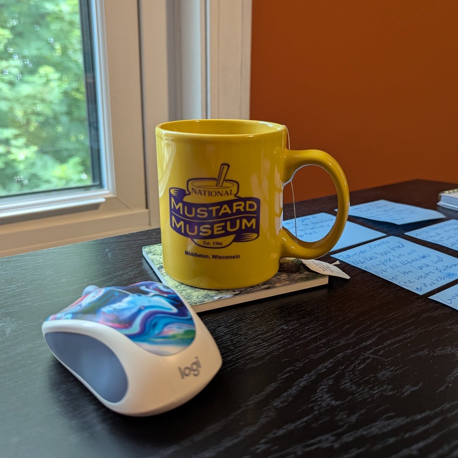 Repping the National Mustard Museum of Middleton, WI as I edit tonight.

 #authorlife #amwriting
