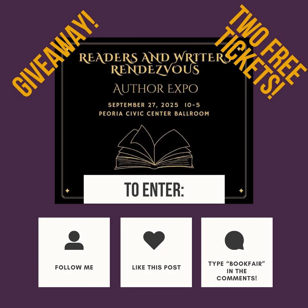 Giveaway time! We are two weeks away from what's shaping up to be a huge bookfair that you will not want to miss! I have two (2) FREE tickets to give away!

Enter to win one (1) of these tickets by:
-Following me here
-Liking this post
-Commenting &q