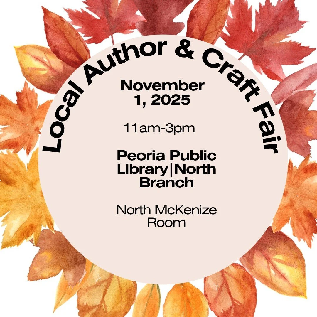 Come see me on Saturday at the Peoria Public Library North Branch!

https://peoria.librarycalendar.com/event/local-author-and-craft-fair-22647

 #bookhaul #authorfair #fallevents