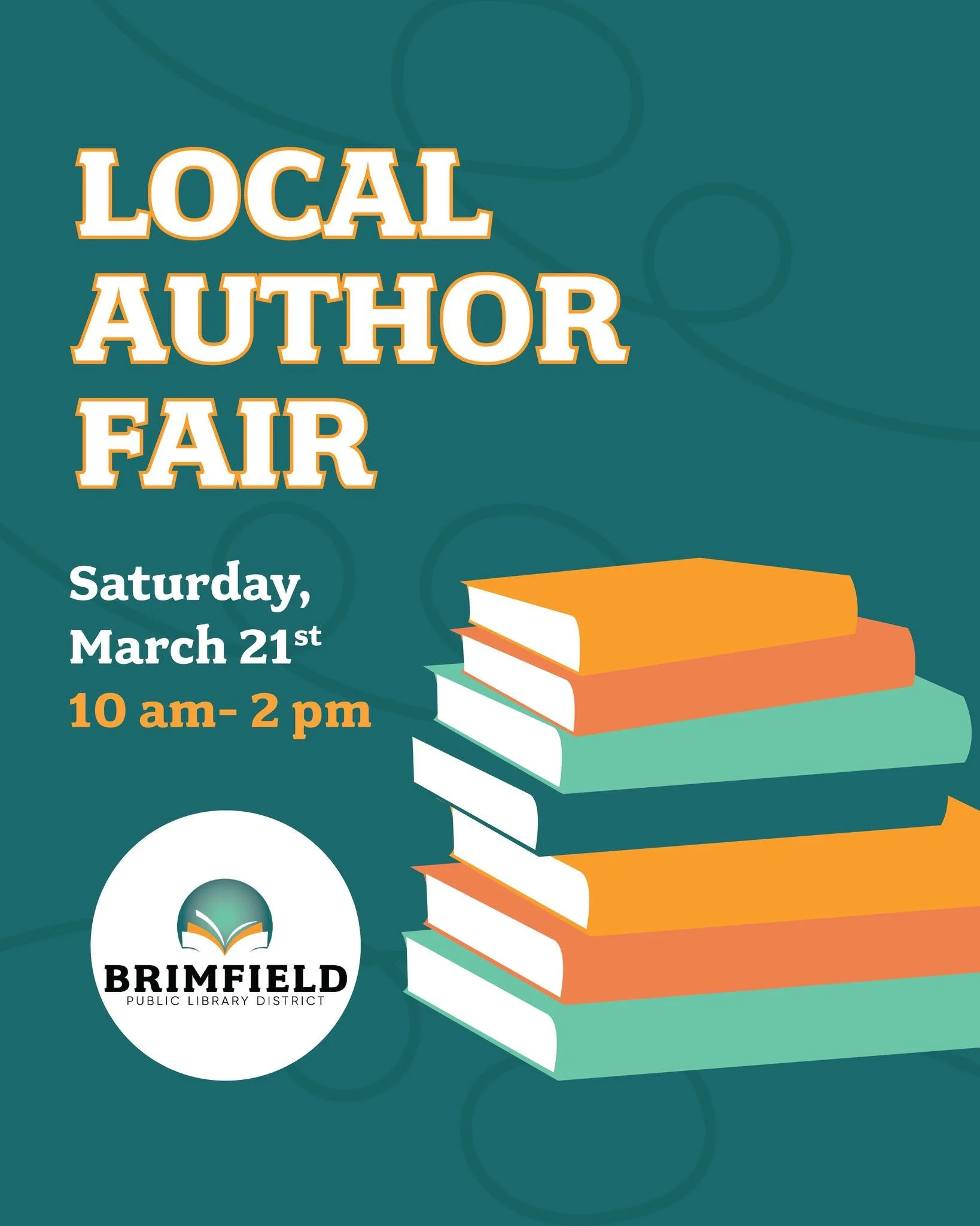 Don't forget to stop on by the Brimfield Public Library tomorrow! Travelin' Tom's Coffee Truck will also be there!

#authorfair #bookfair