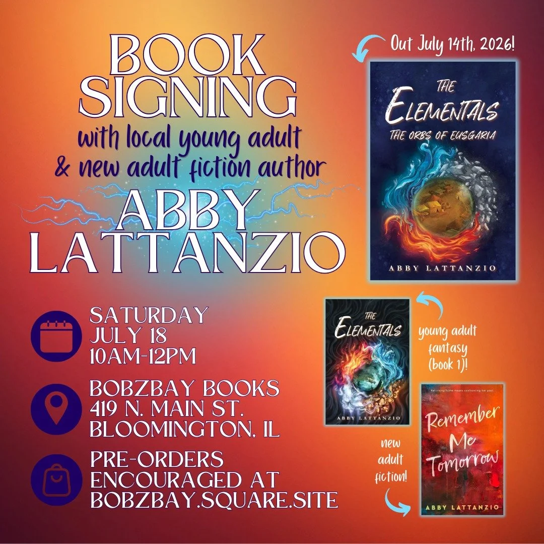 Tomorrow's the day! Be sure to stop by @bobzbay between 10am-12pm to get copies of your favorite elementals! 

#bookrelease #bobzbaybooks #bookfair #shoplocal