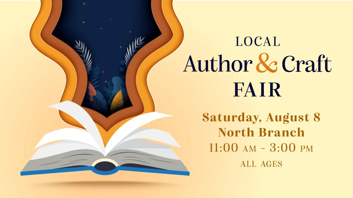 Come on out tomorrow to the @peoria_public_library North Branch's local author &amp; craft fair!

 #authorfair #bookfair #shoplocal