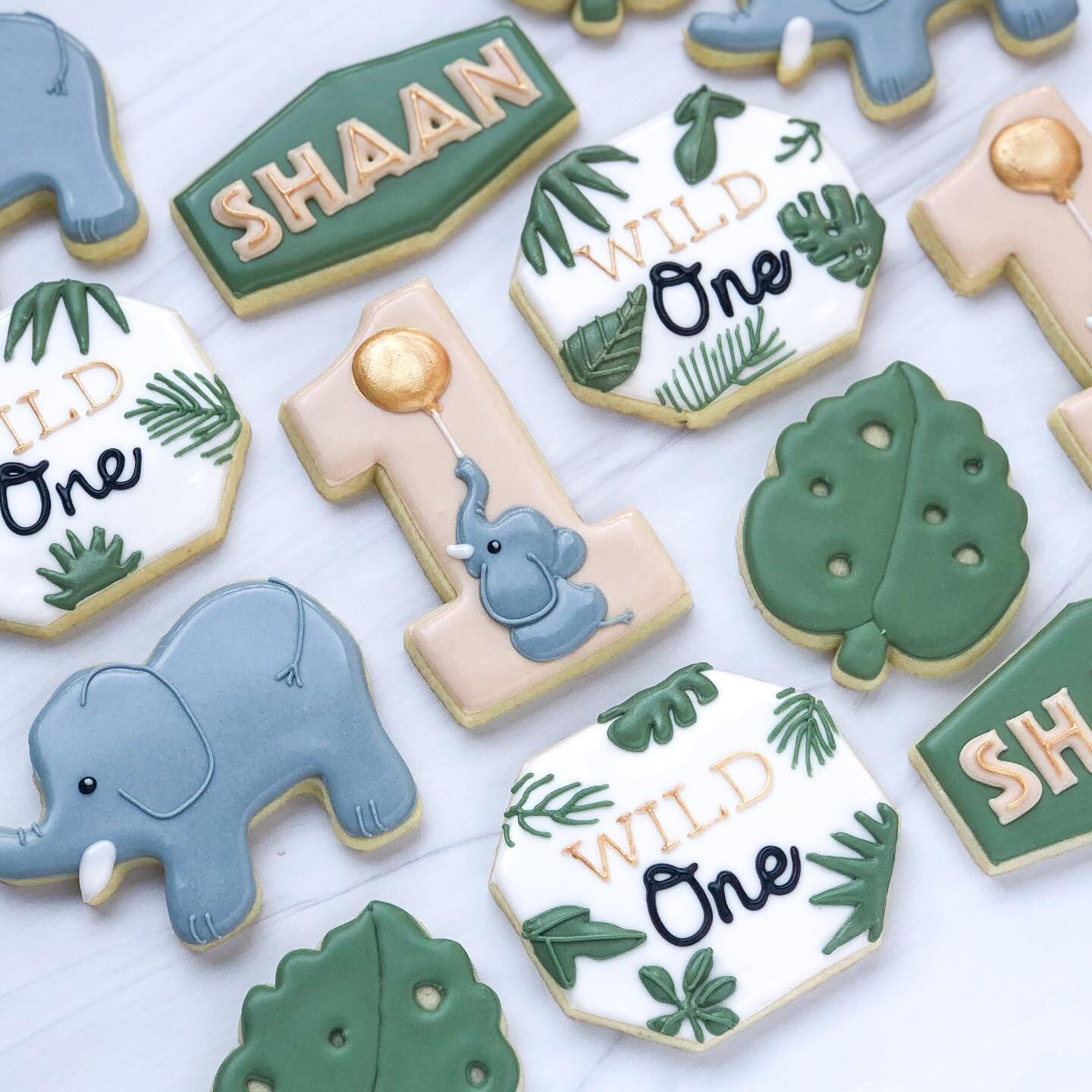 I got to do Shaan&rsquo;s elephant baby shower cookies and now Shaan&rsquo;s 1st birthday cookies! It means so much to be part of your special celebrations, year after year 🤗