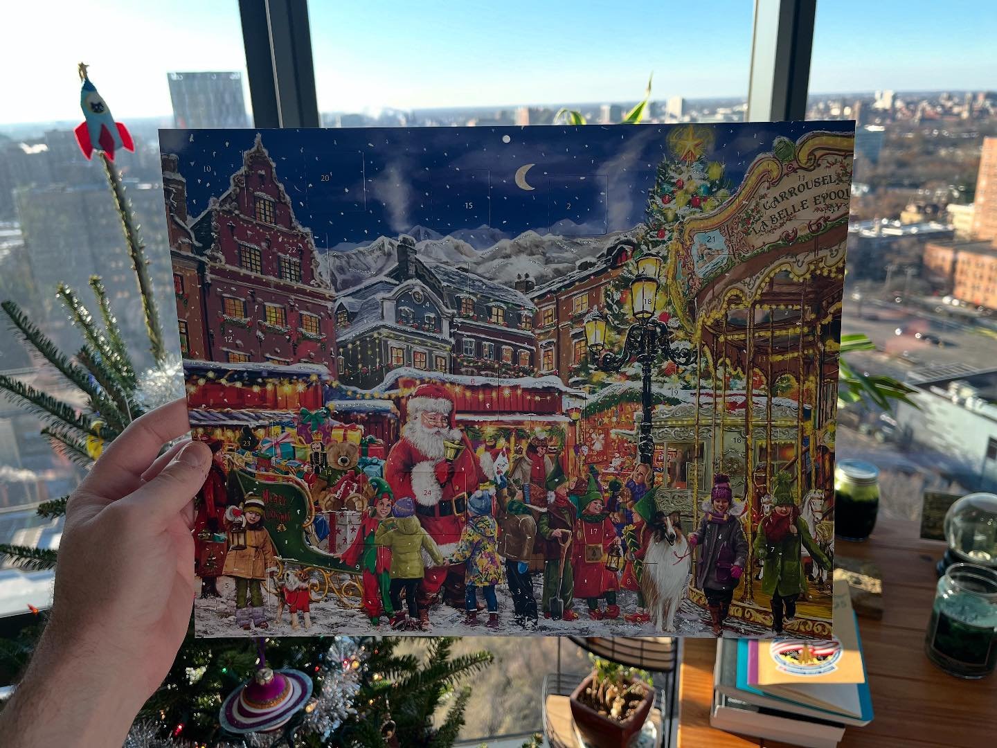 Opening the first door on my advent calendar 🎄❄️