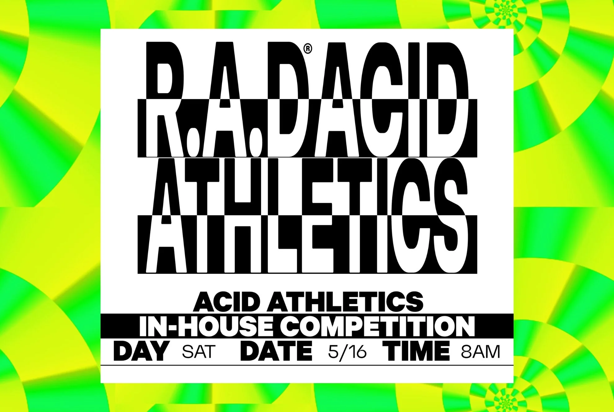 R.A.D Acid Athletics Competition