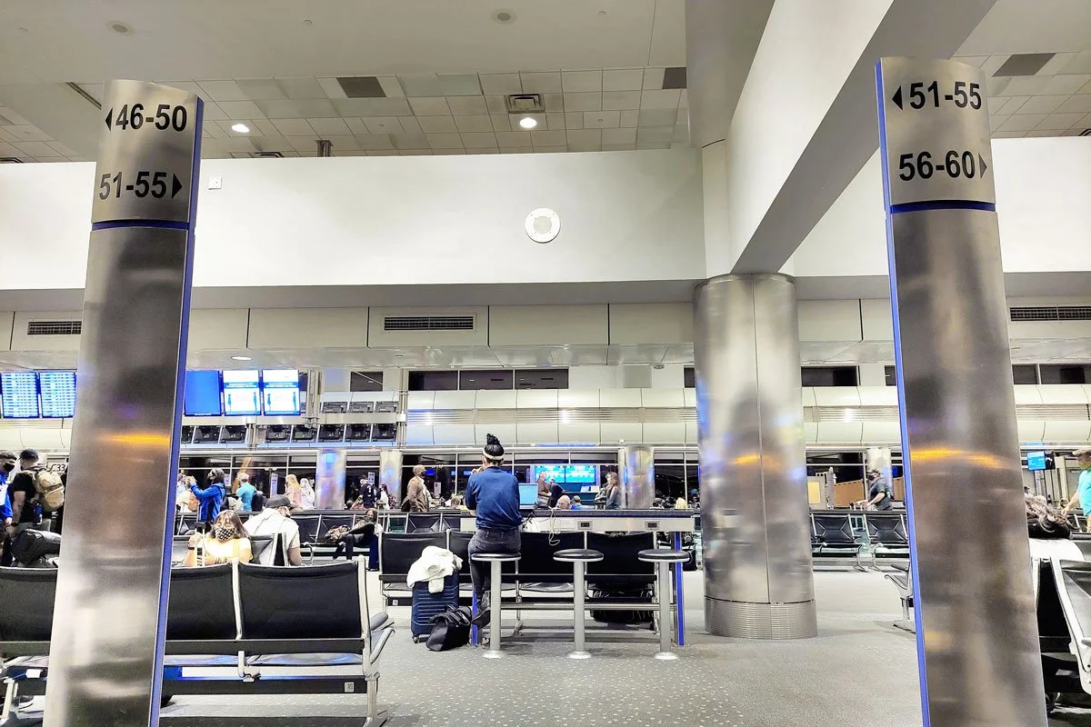 Southwest Airlines Boarding Pylons and Numbers