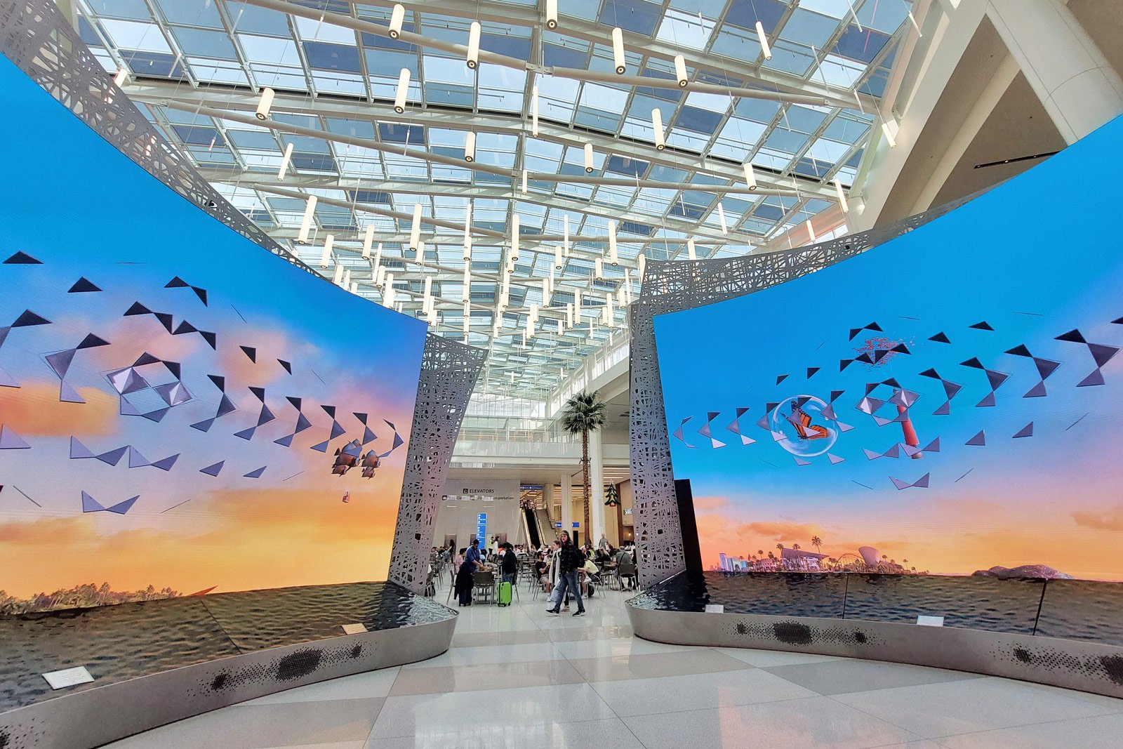 Orlando International Airport MCO Terminal C Media Art