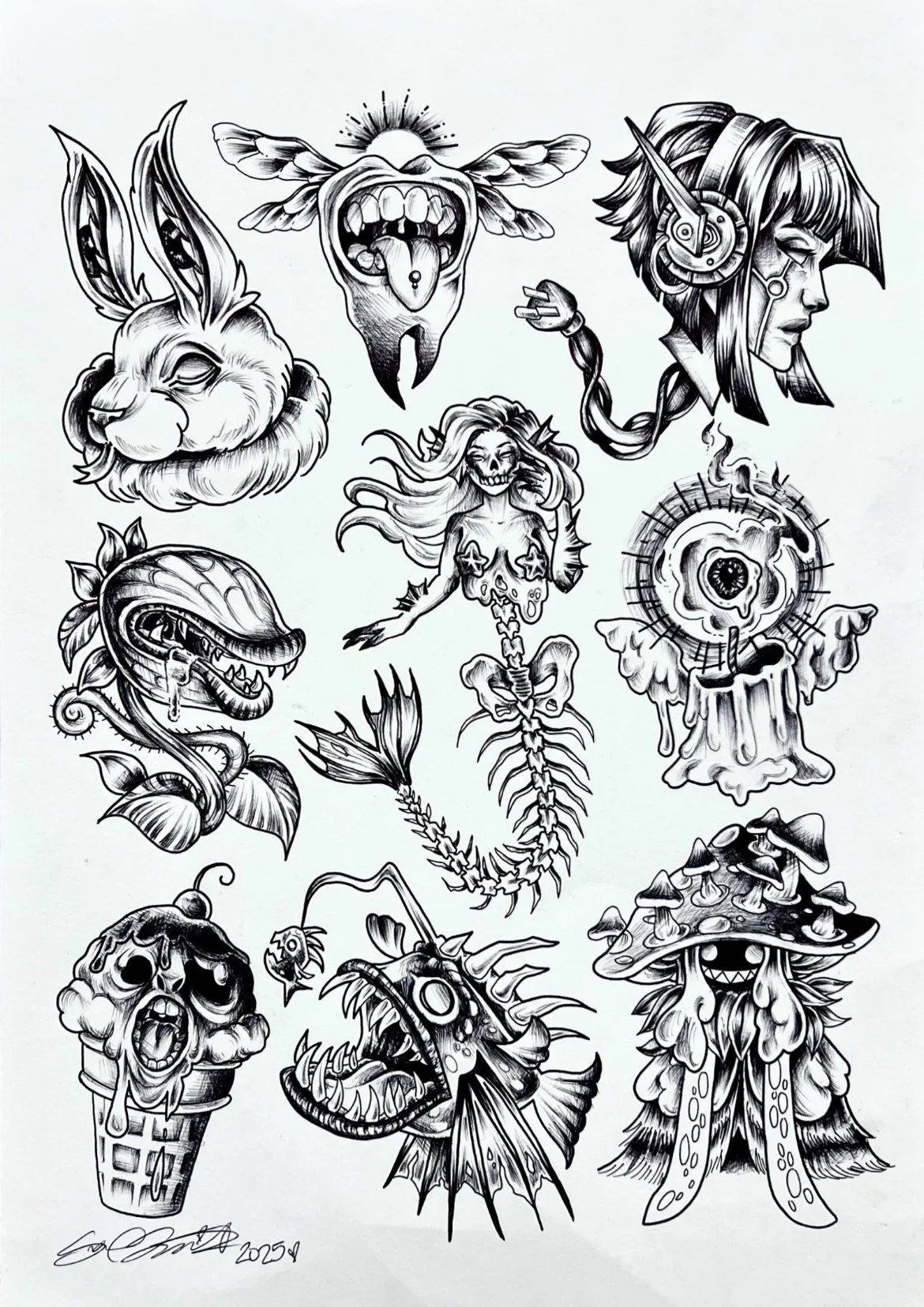  Monster Flash Tattoo Designs