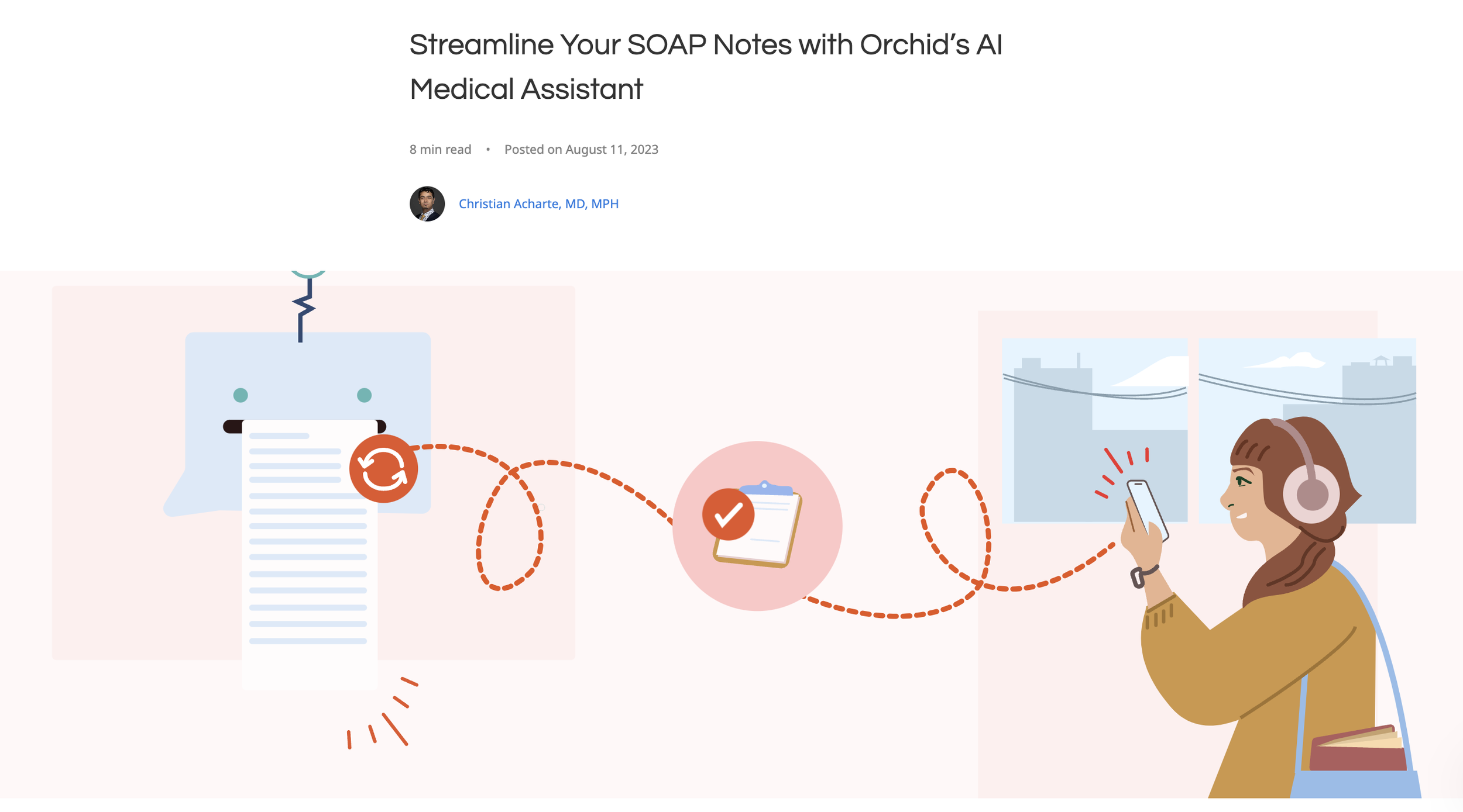 Blog Post: Streamline Your SOAP Notes with Orchid’s AI Medical Assistant