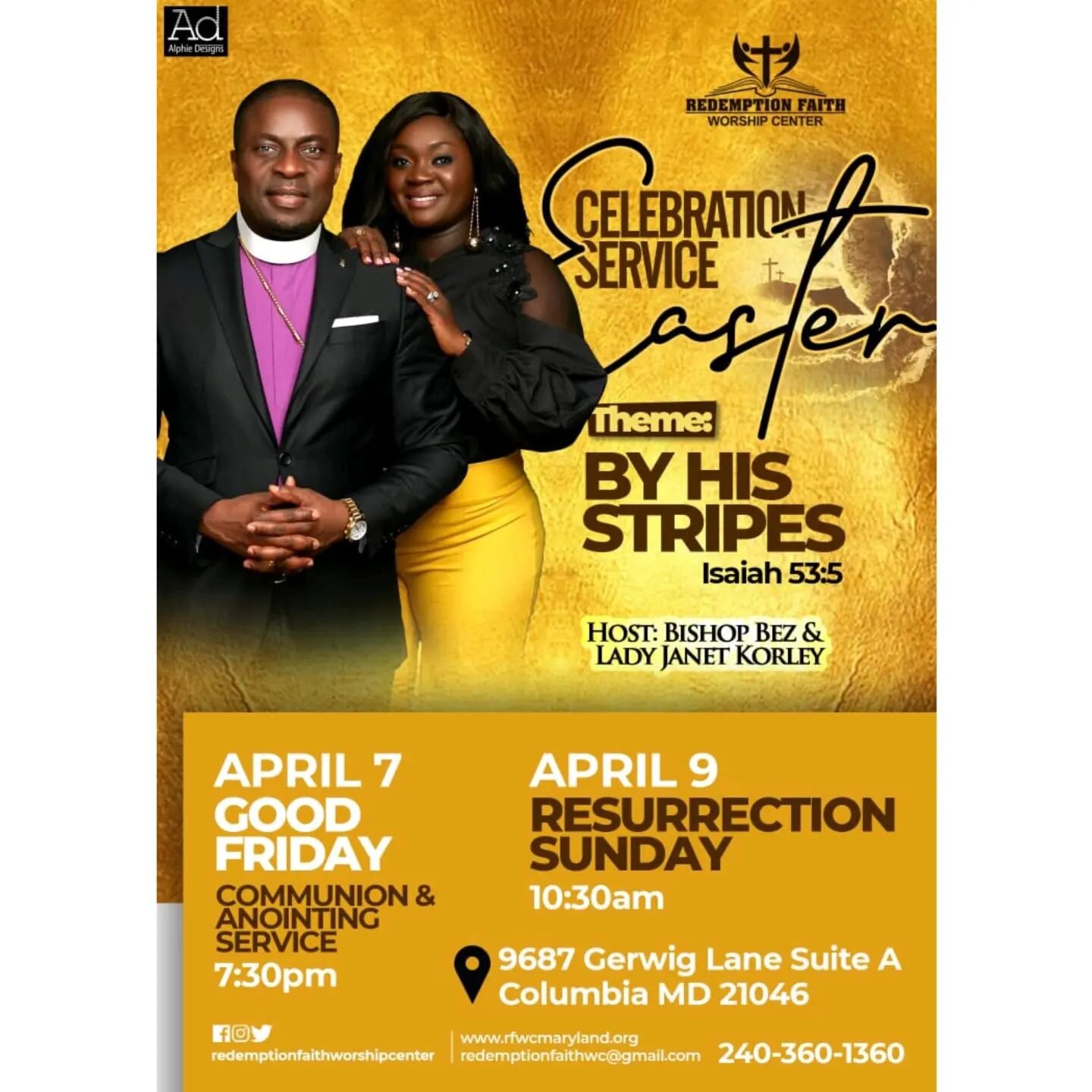 The Resurrection Season is upon us!!!
Join us this weekend, for our special Easter Celebration Service: Good Friday Prayer Meeting &amp; Resurrection Sunday Service.
_____________________
Don't be left out!!!
_________________
#Easter2023 #Resurrecti