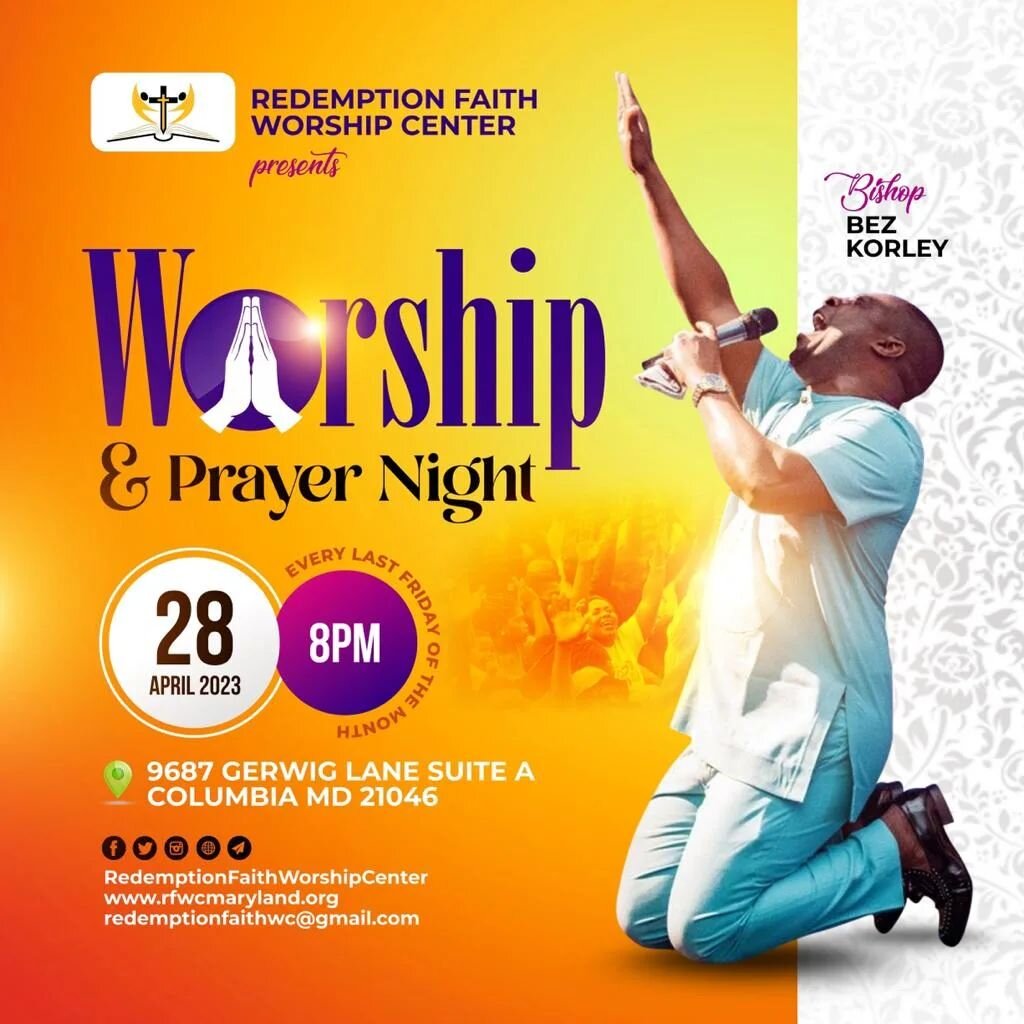 &quot;We must never rest until everything inside us worships God &amp; our inner-being yearns for prayer.&quot; Join us for our half-night service &amp; be blessed
_________________
#RFWCEvents #HalfNight #Service
#ChurchService #PrayerMeeting