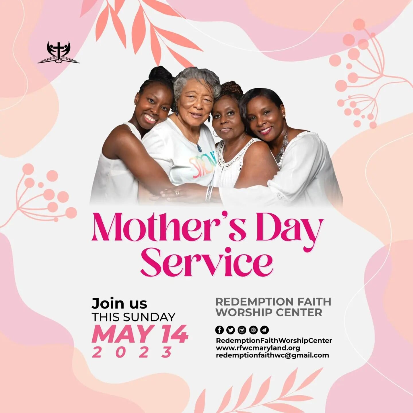 Life begun with the emotions and the love we show our mothers.&quot; Join us for our Mother's Day Service/Celebration. 
_______________
#RFWCService #SundayBest #SundayBlessings #MothersDay #MothersDayCelebration #CelebratingMothers