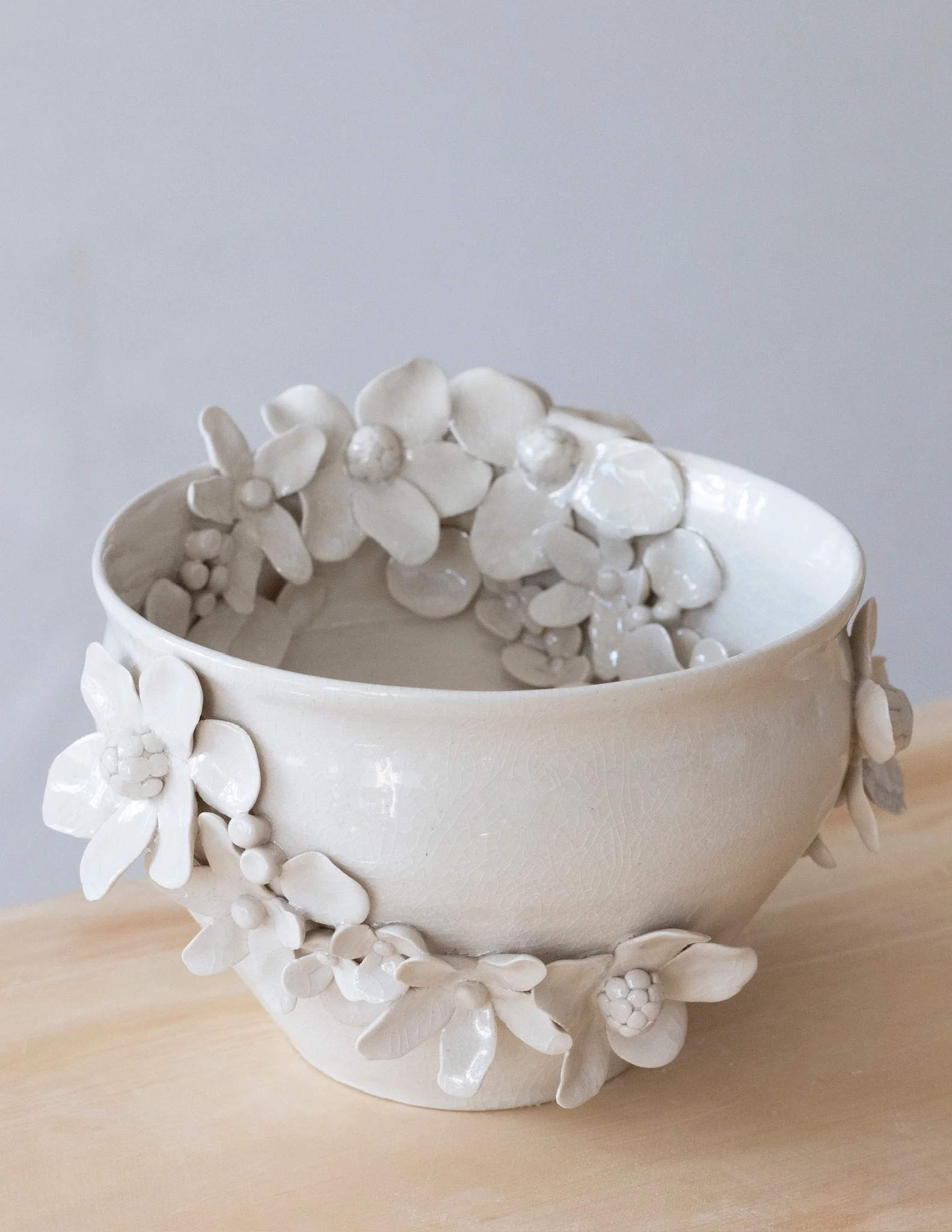 Flower Bowl II (white)