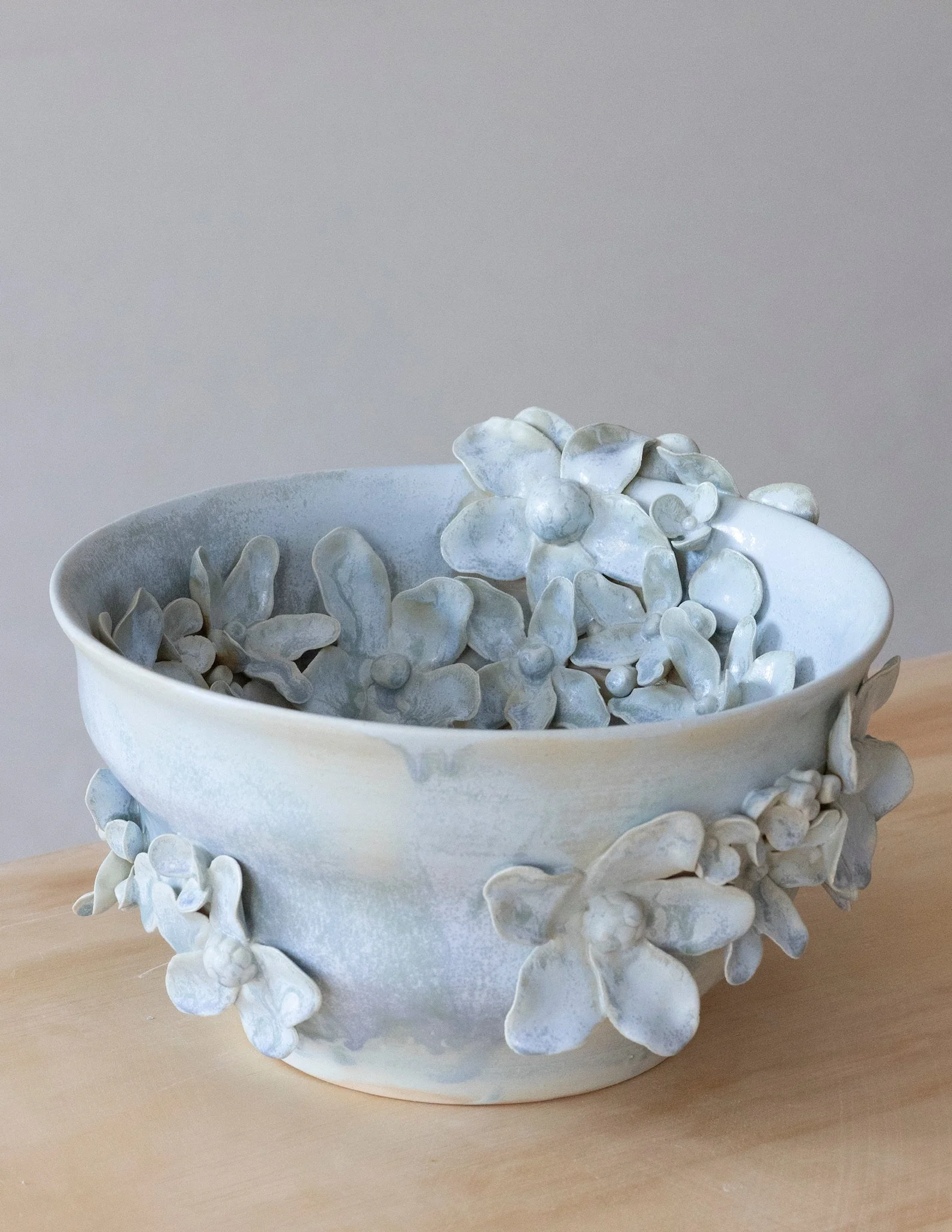 Flower Bowl I (blue)