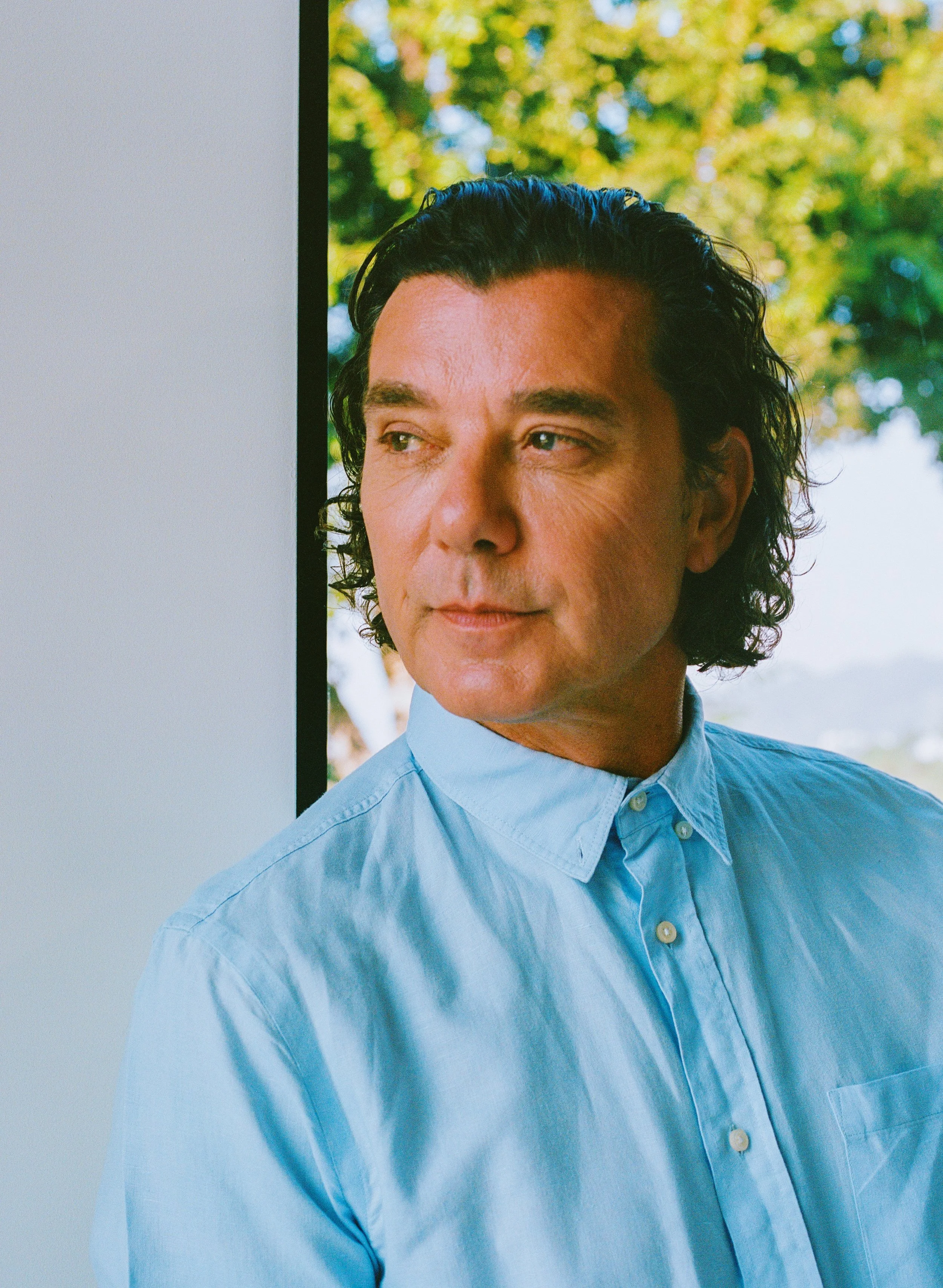 Gavin Rossdale photographed at his home in Los Angeles for CREEM Magazine, (medium format film, 2025).