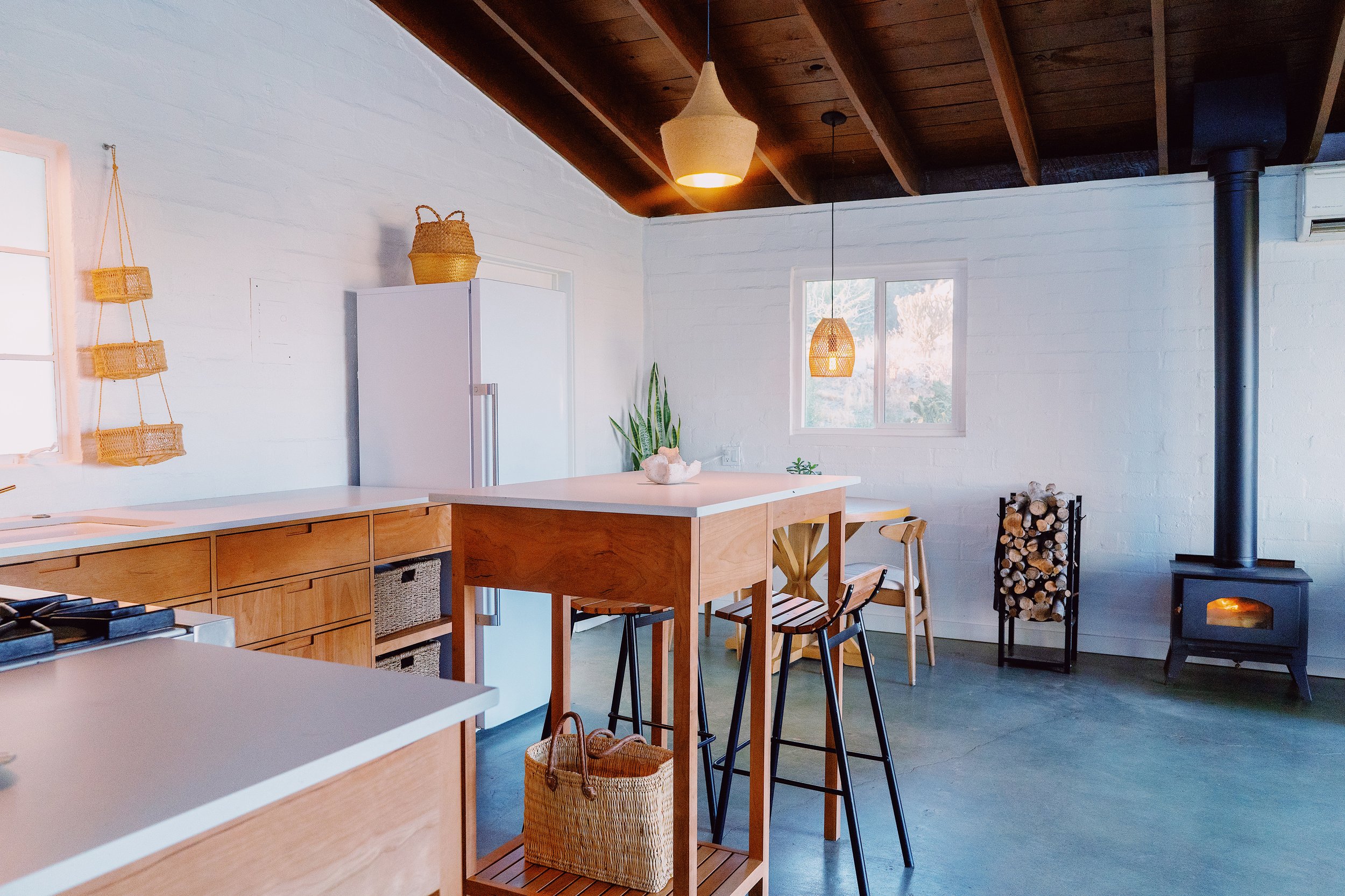 Mockingbird Cabin in Morongo Valley, CA designed by Micayla Grace & Jon Sortland.