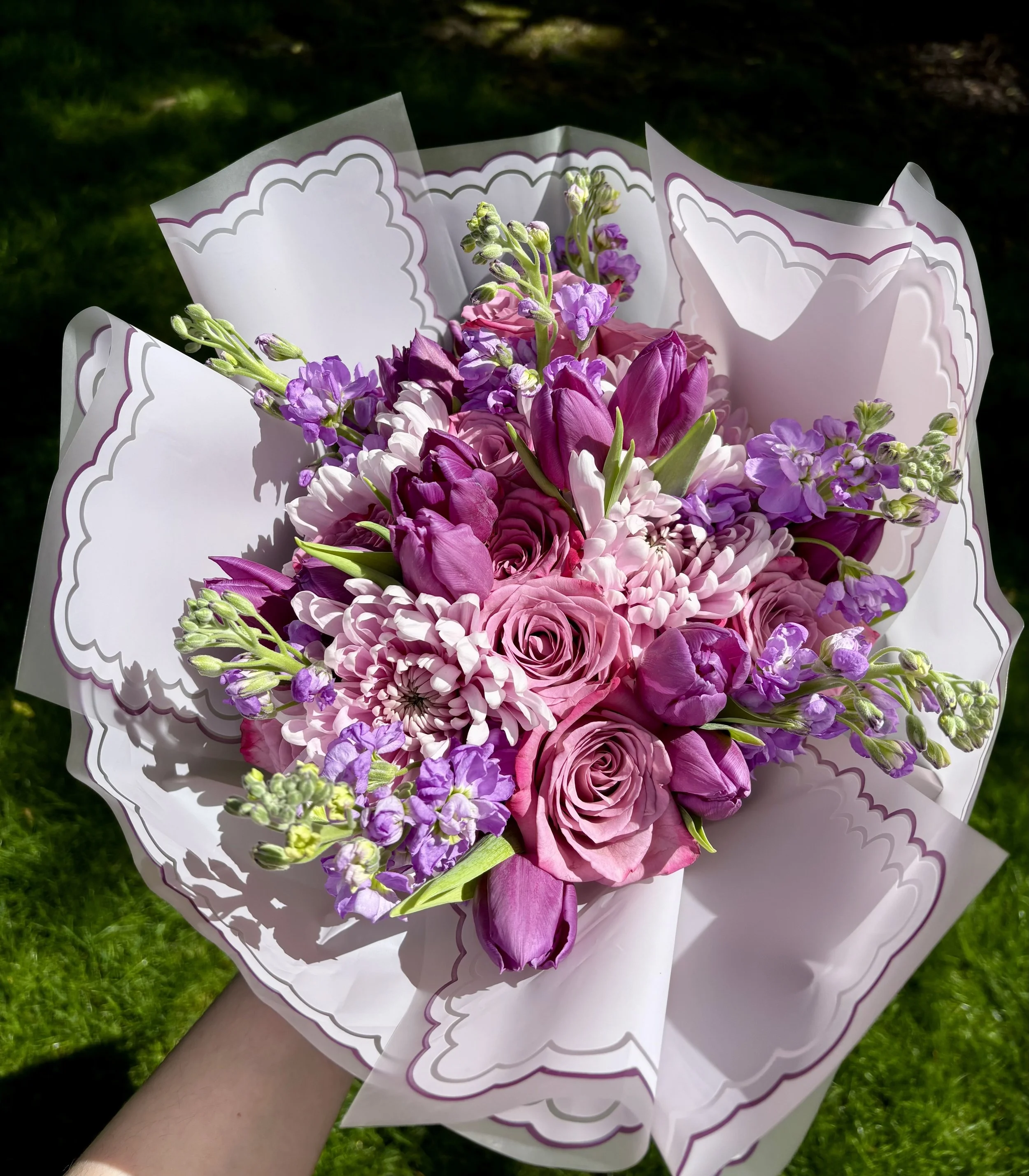 mothers day purple wrapped bouquet.jpg