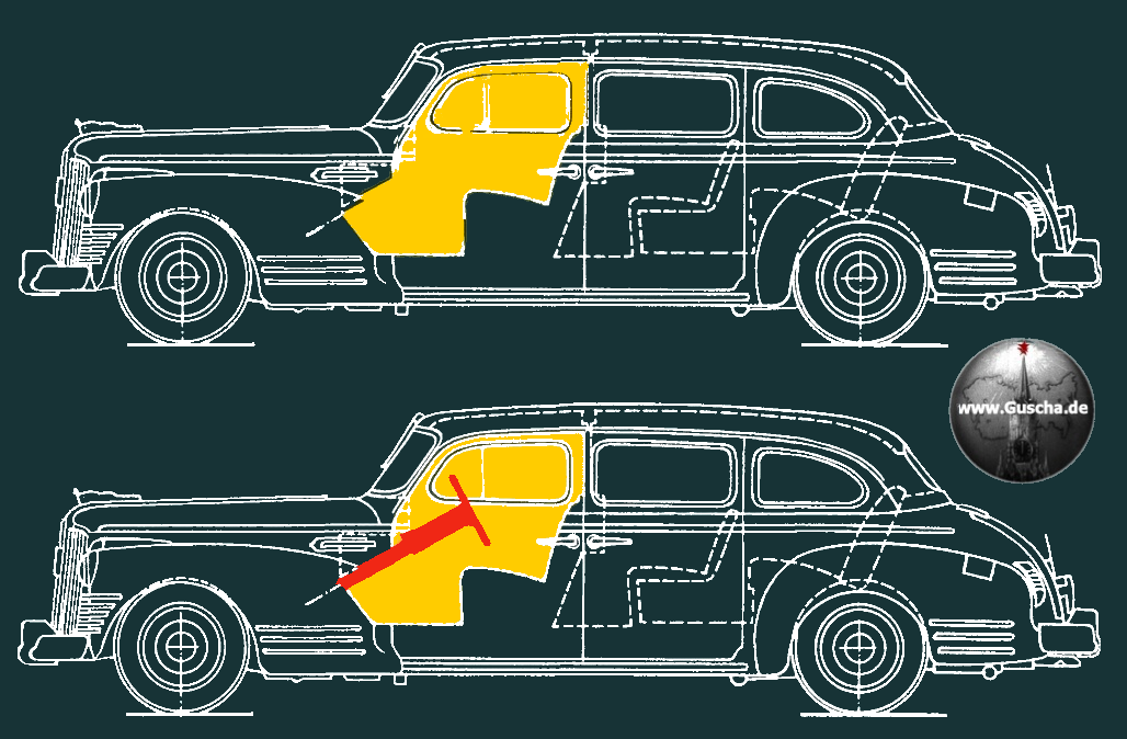 Farbskizze mit Darstellung der inneren Platzverhältnisse
