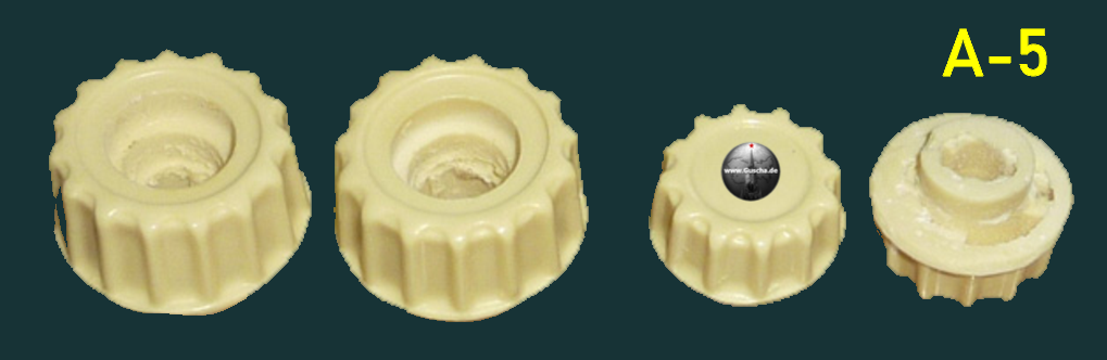 ZIS-110 Radiodrehknöpfe groß und klein als Ersatzteile.