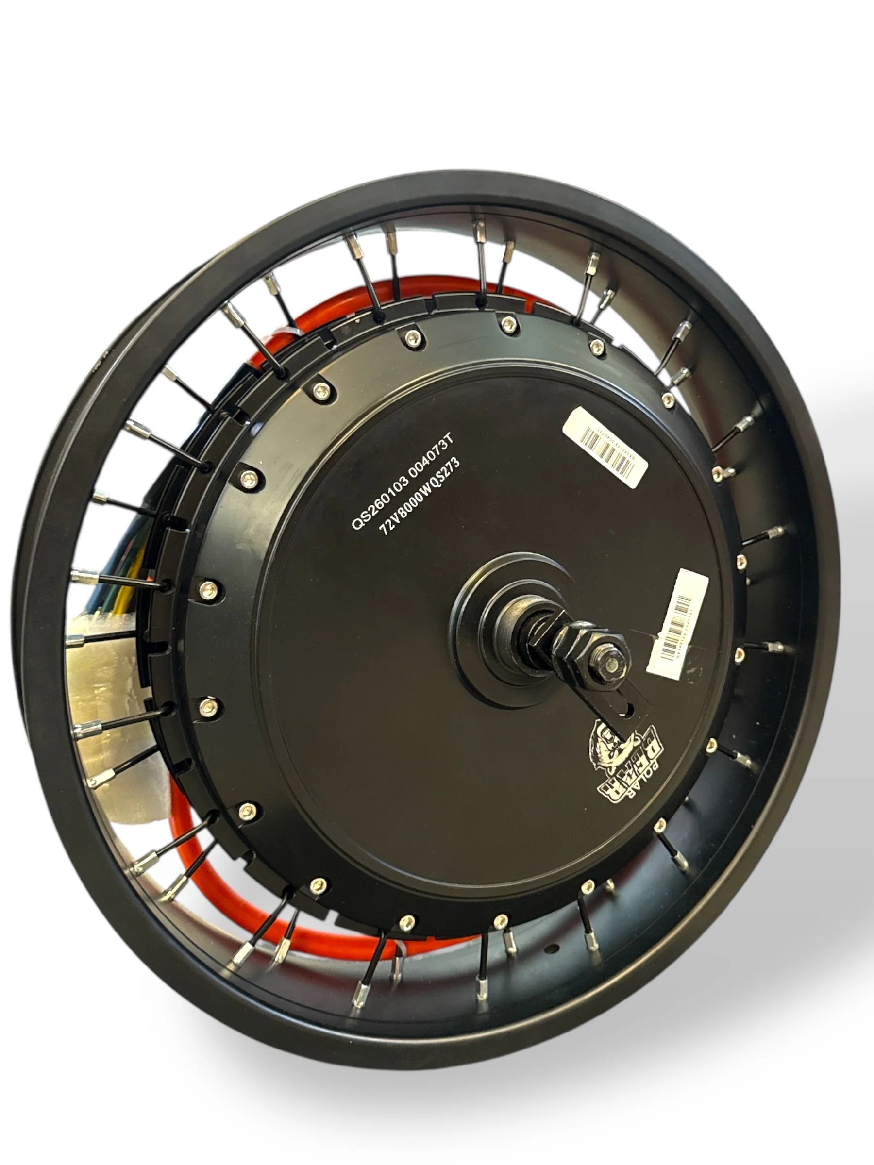 QS273 8000W V3 3T 20x4 E-Bike Hub Motor – Straight 9G Spoke Fat Tire Powerhouse